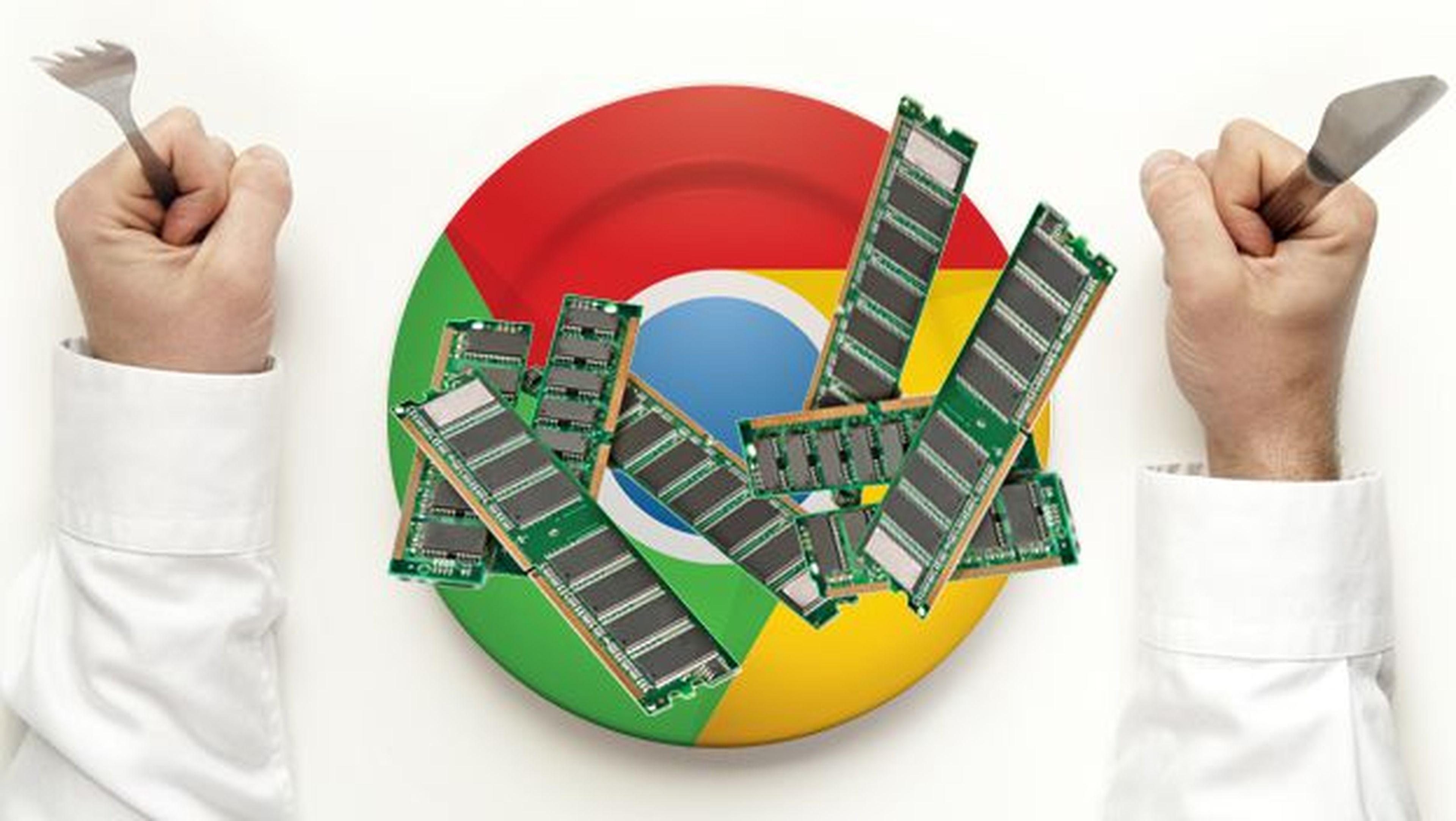 Google Chrome consume mucha memoria RAM.