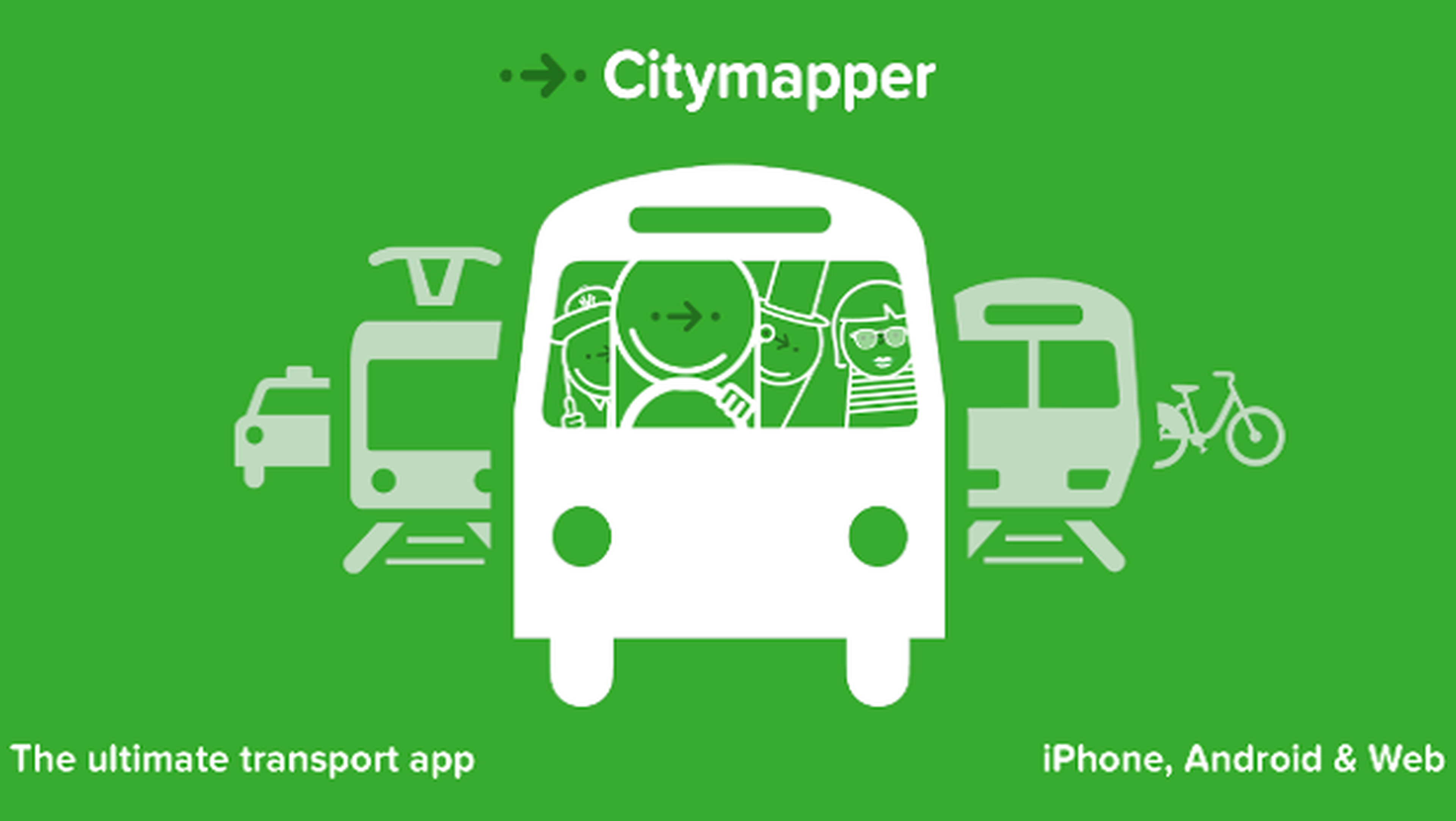 Mejor aplicación de mapas, autobuses y metro.