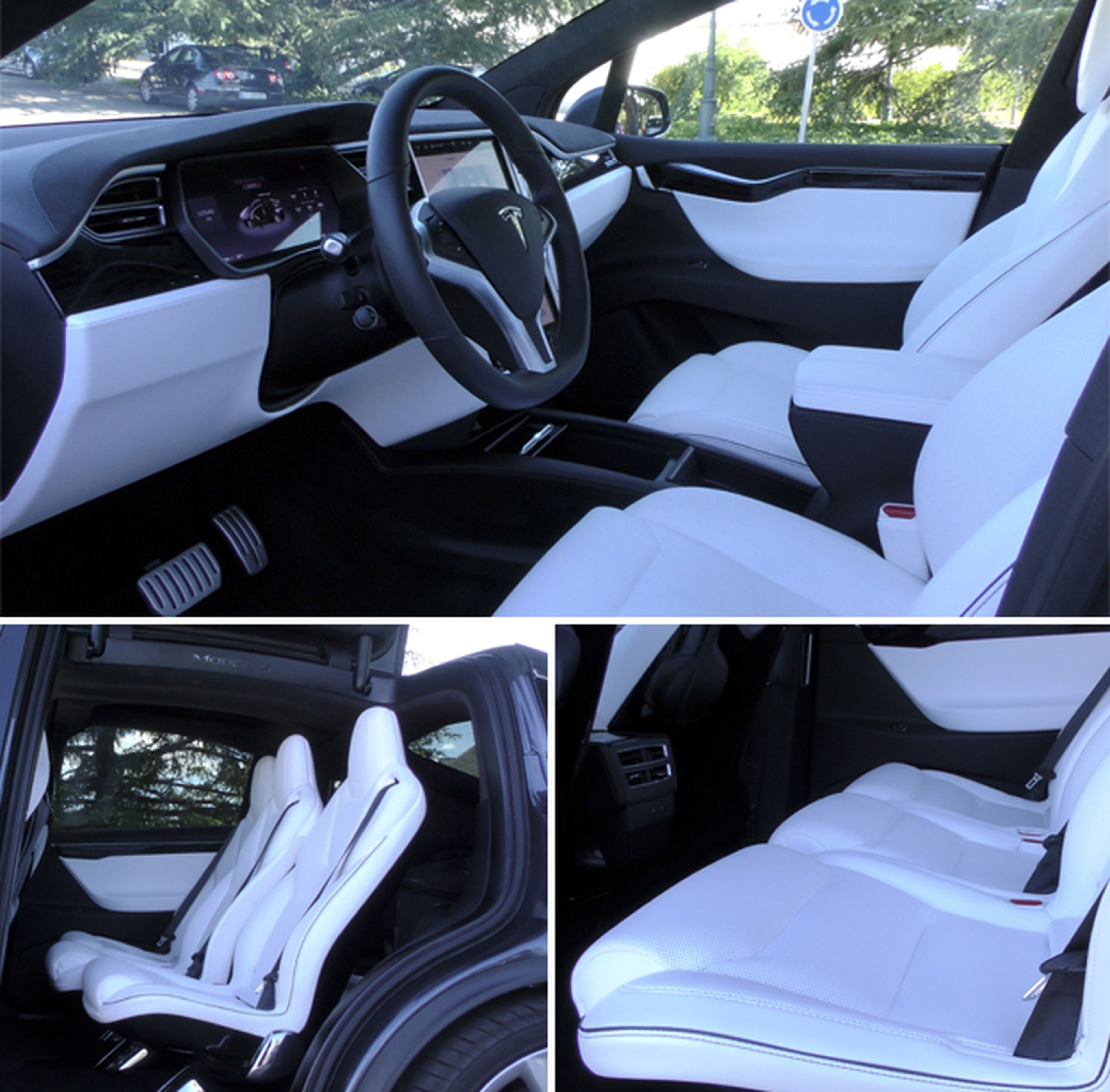 El interior del Tesla Model X