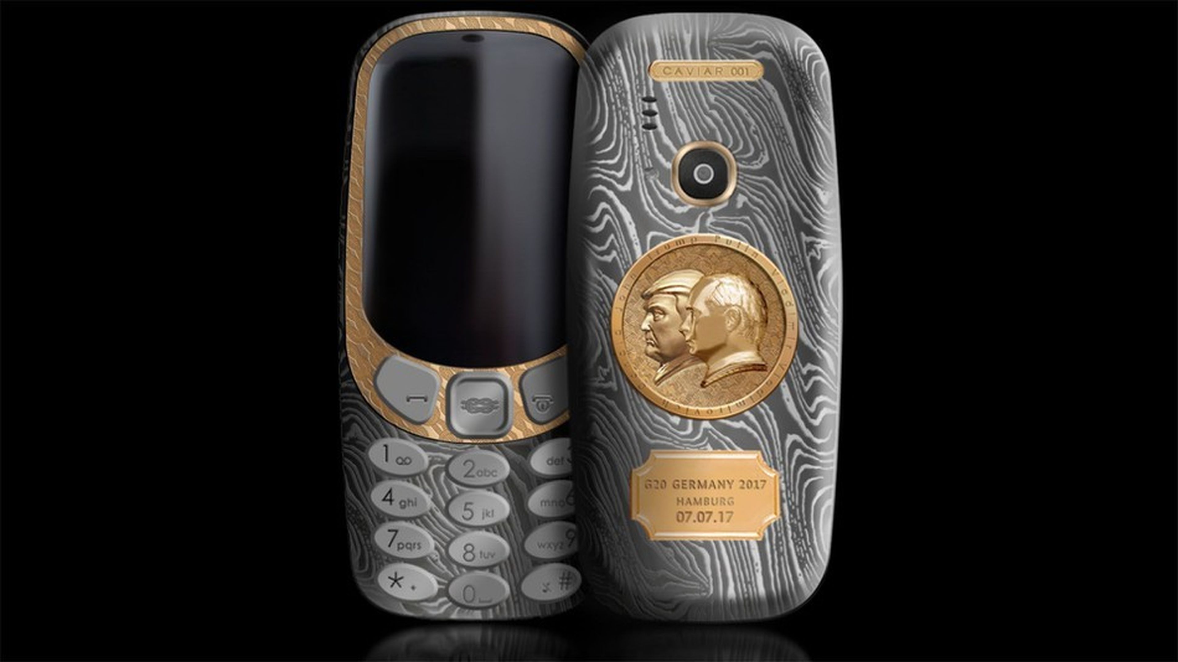 Este Nokia 3310 es tan duro como sus detalles de Trump y Putin
