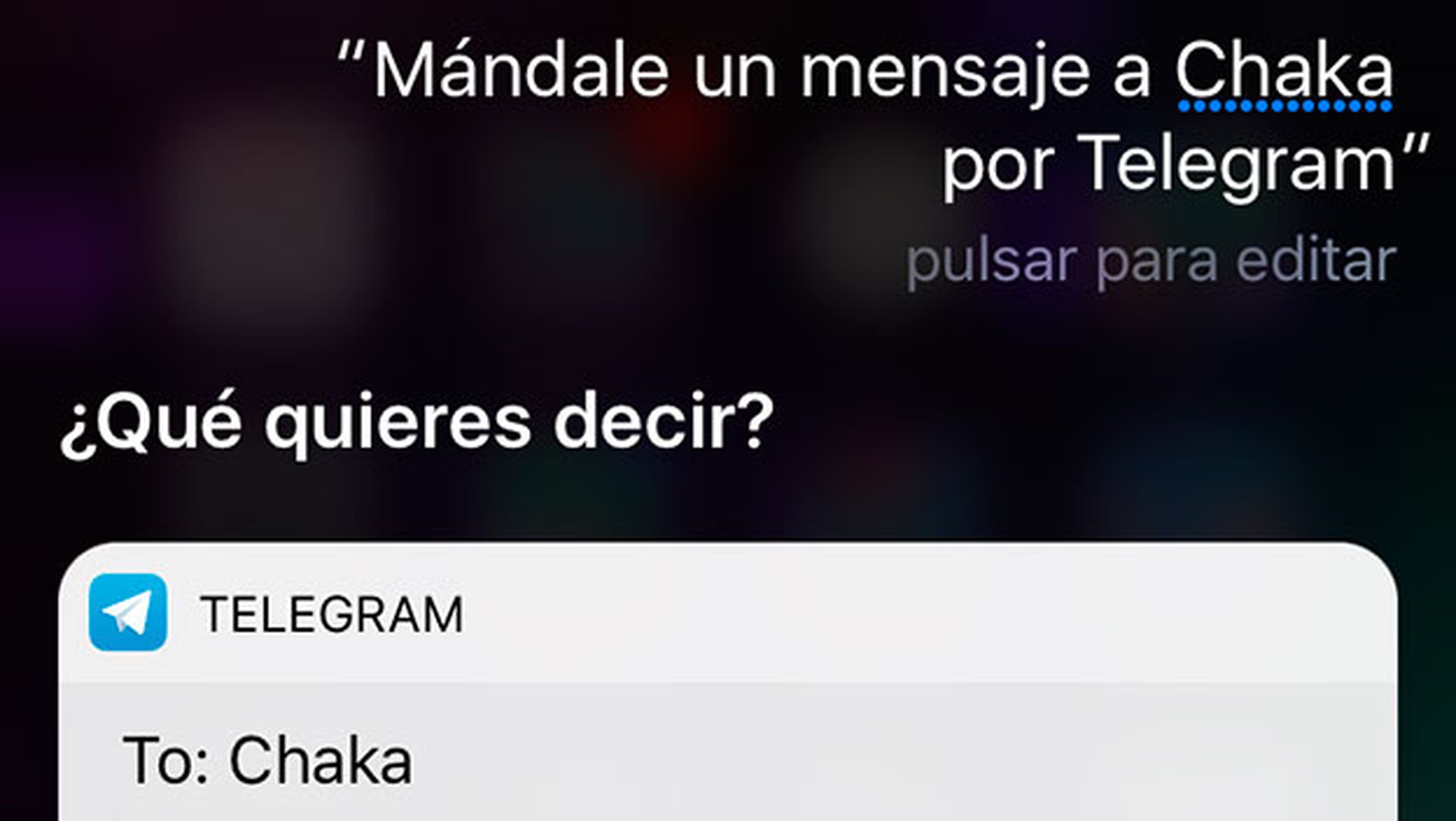 mensaje siri