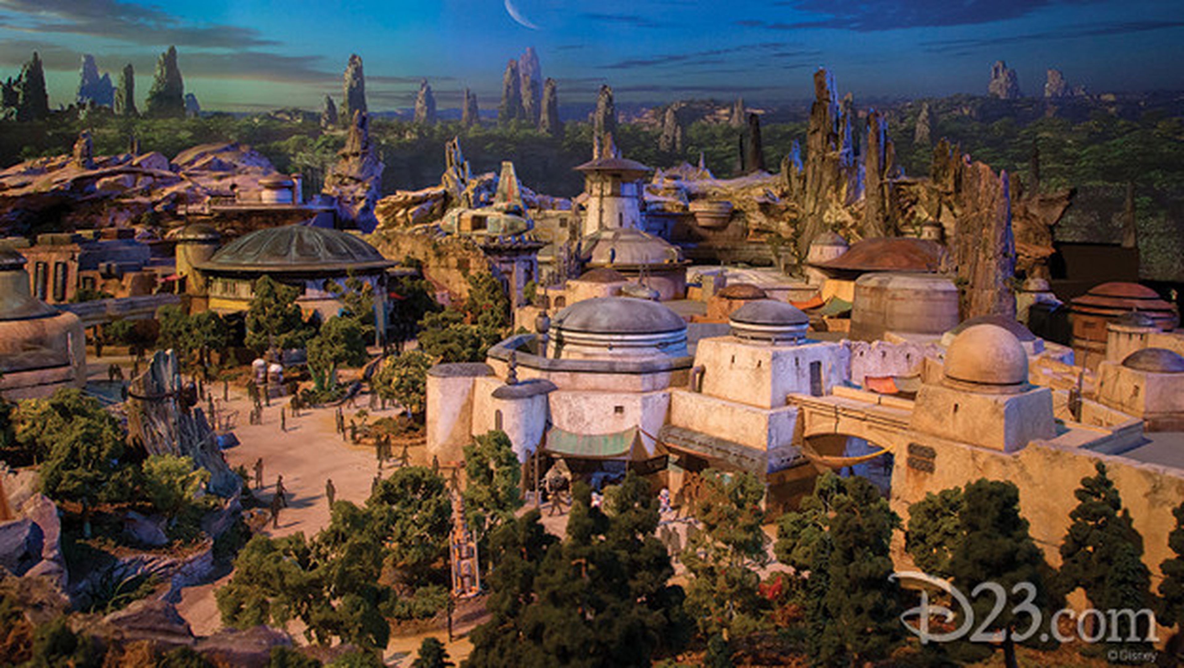 Primeras imágenes en 3D de Star Wars Land.