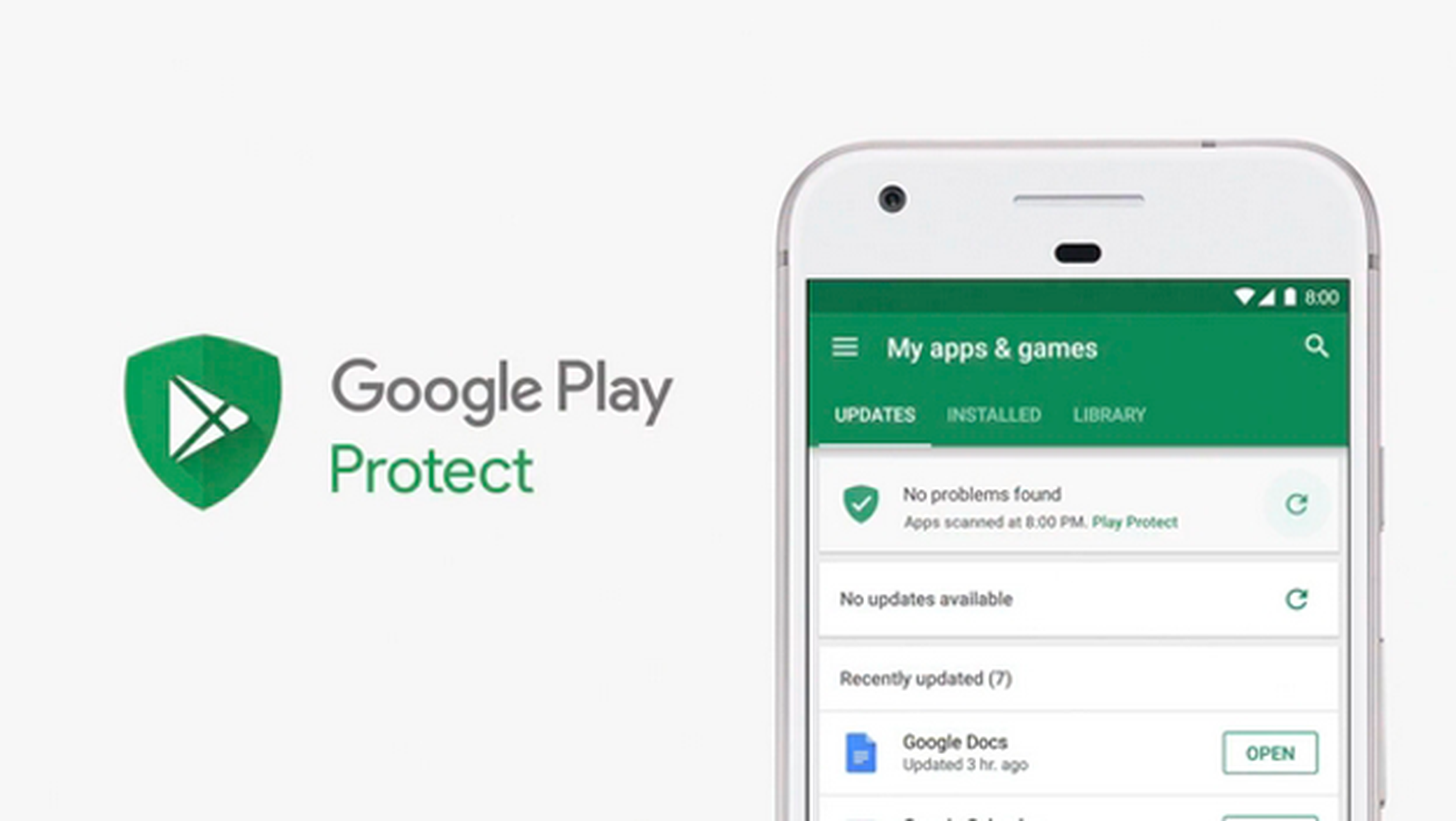 El nuevo servicio de Google Play Protect nos aleja de apps maliciosas y recupera nuestro móvil