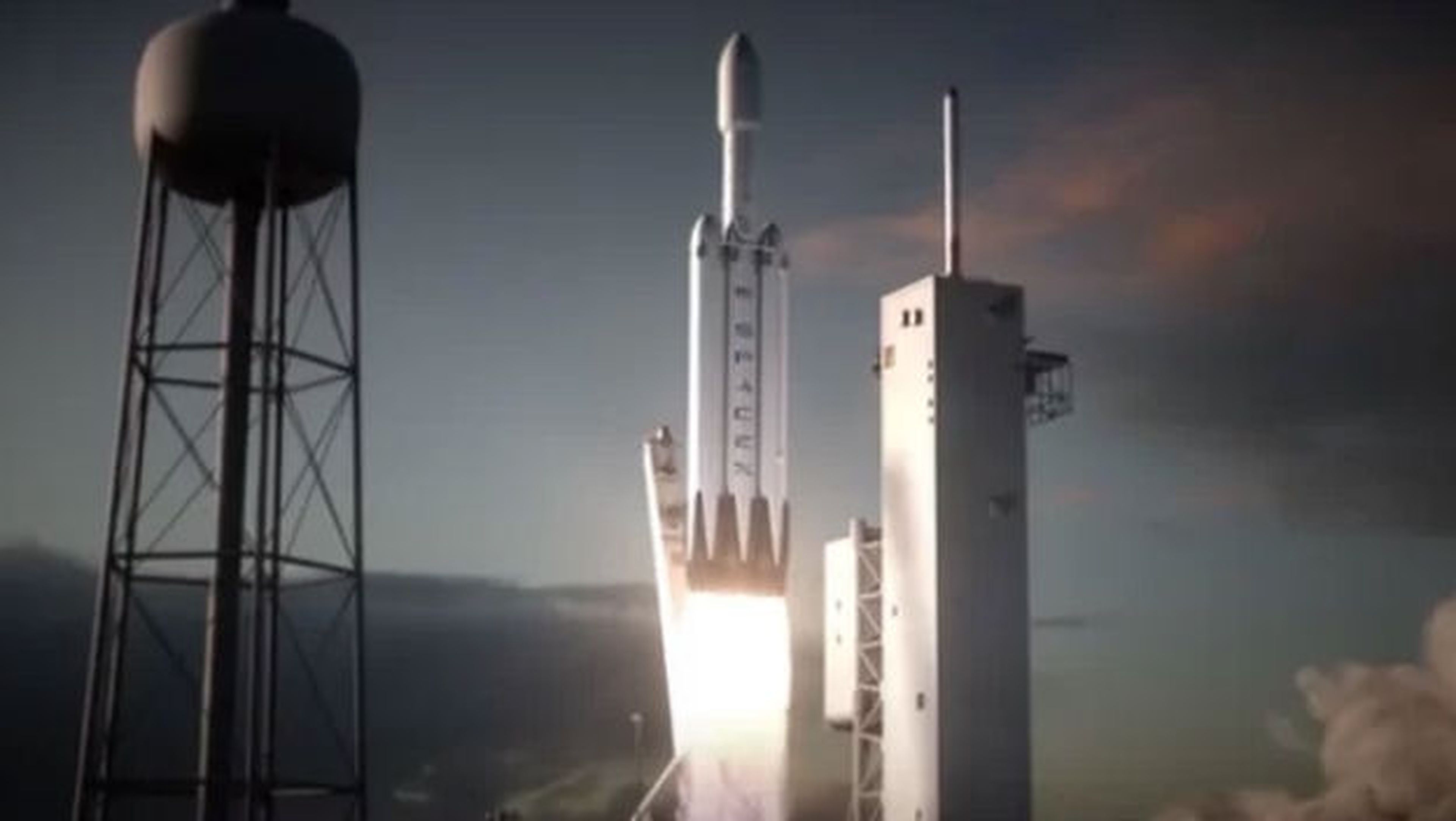 El cohete pesado "Falcon Heavy" de SpaceX tiene programado su lanzamiento para noviembre