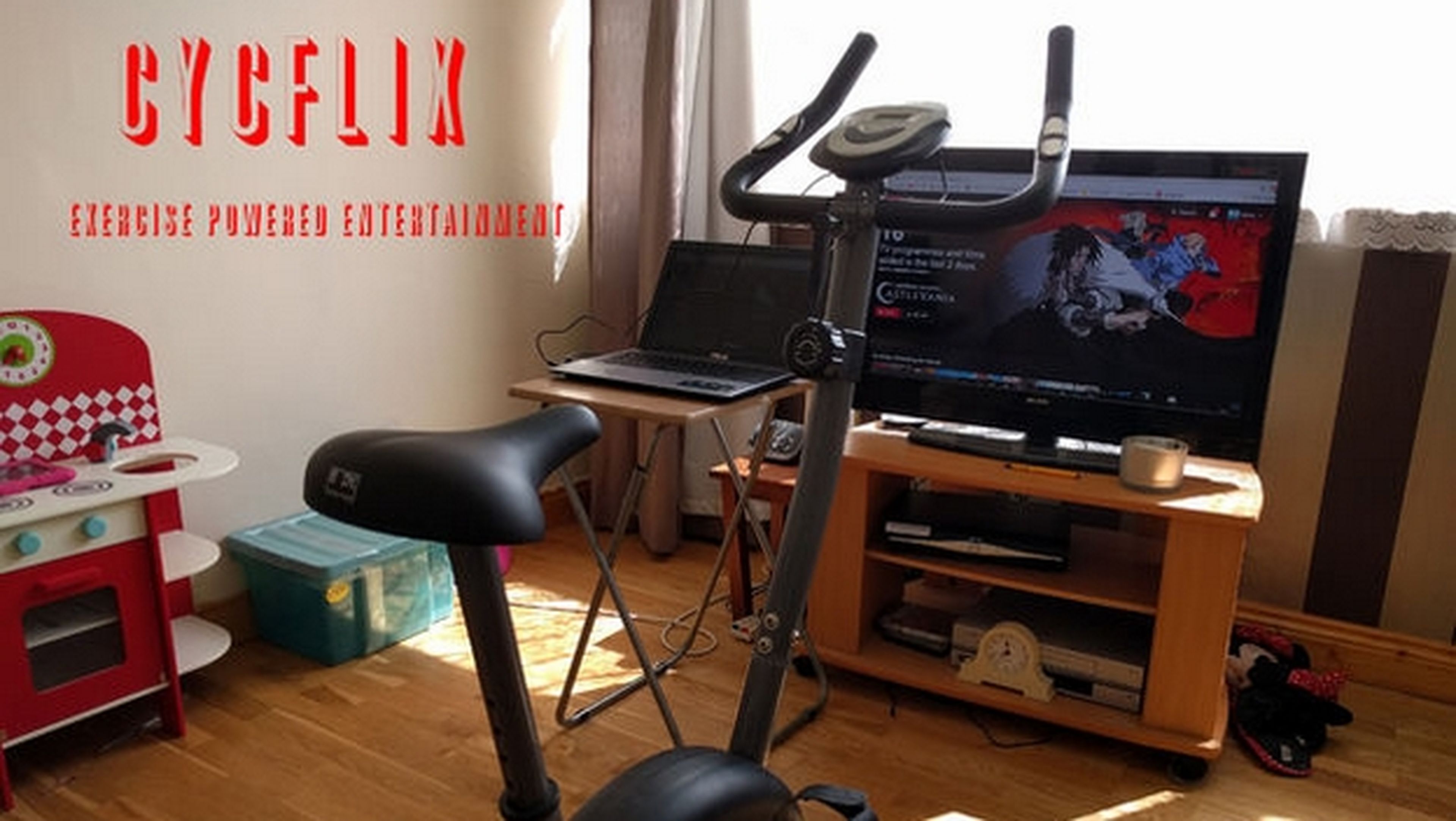 Cycflix, la bicicleta estática que apaga Netflix si no pedaleas