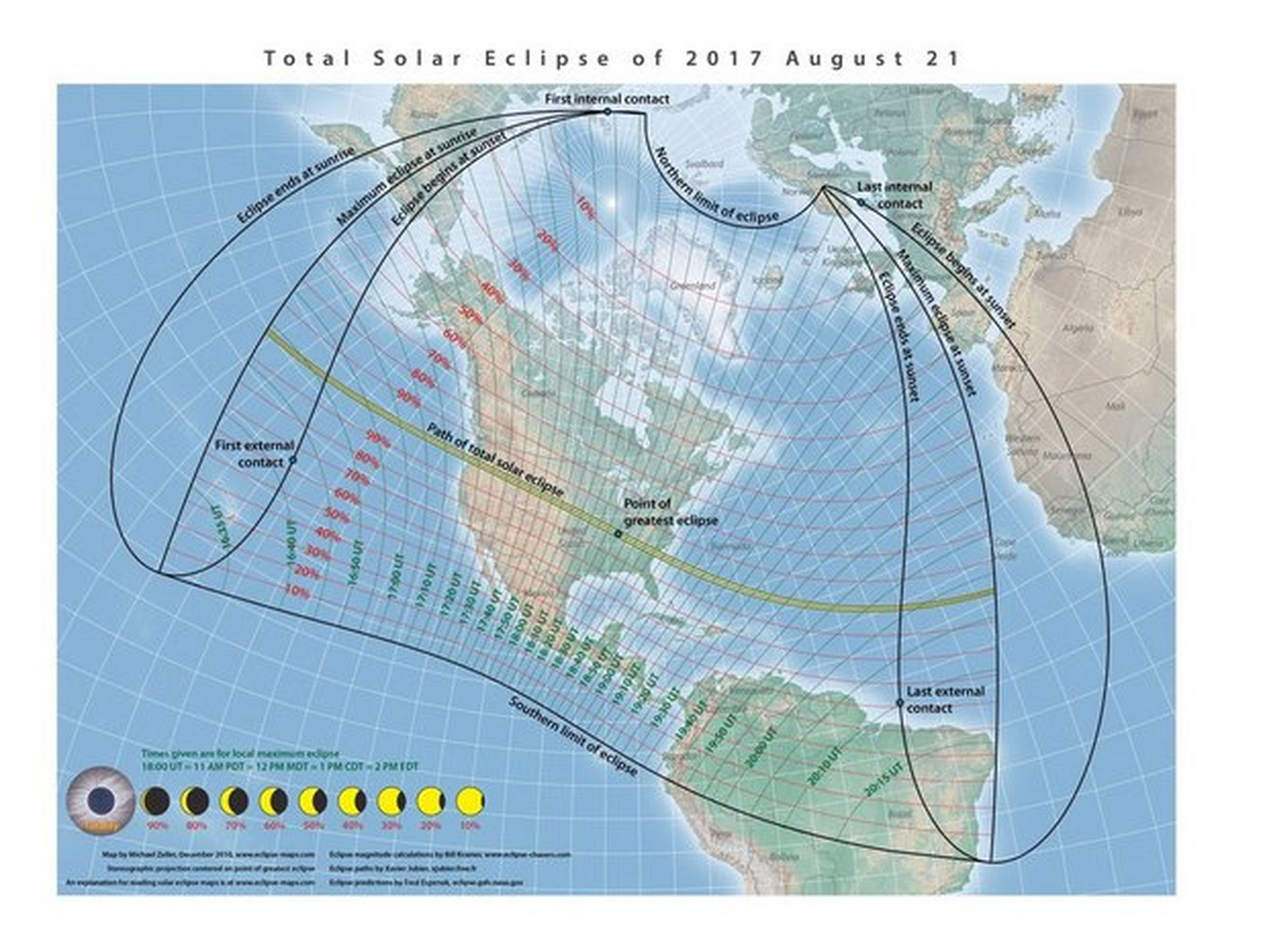 Dónde y cómo ver el eclipse solar del 21 de agosto de 2017