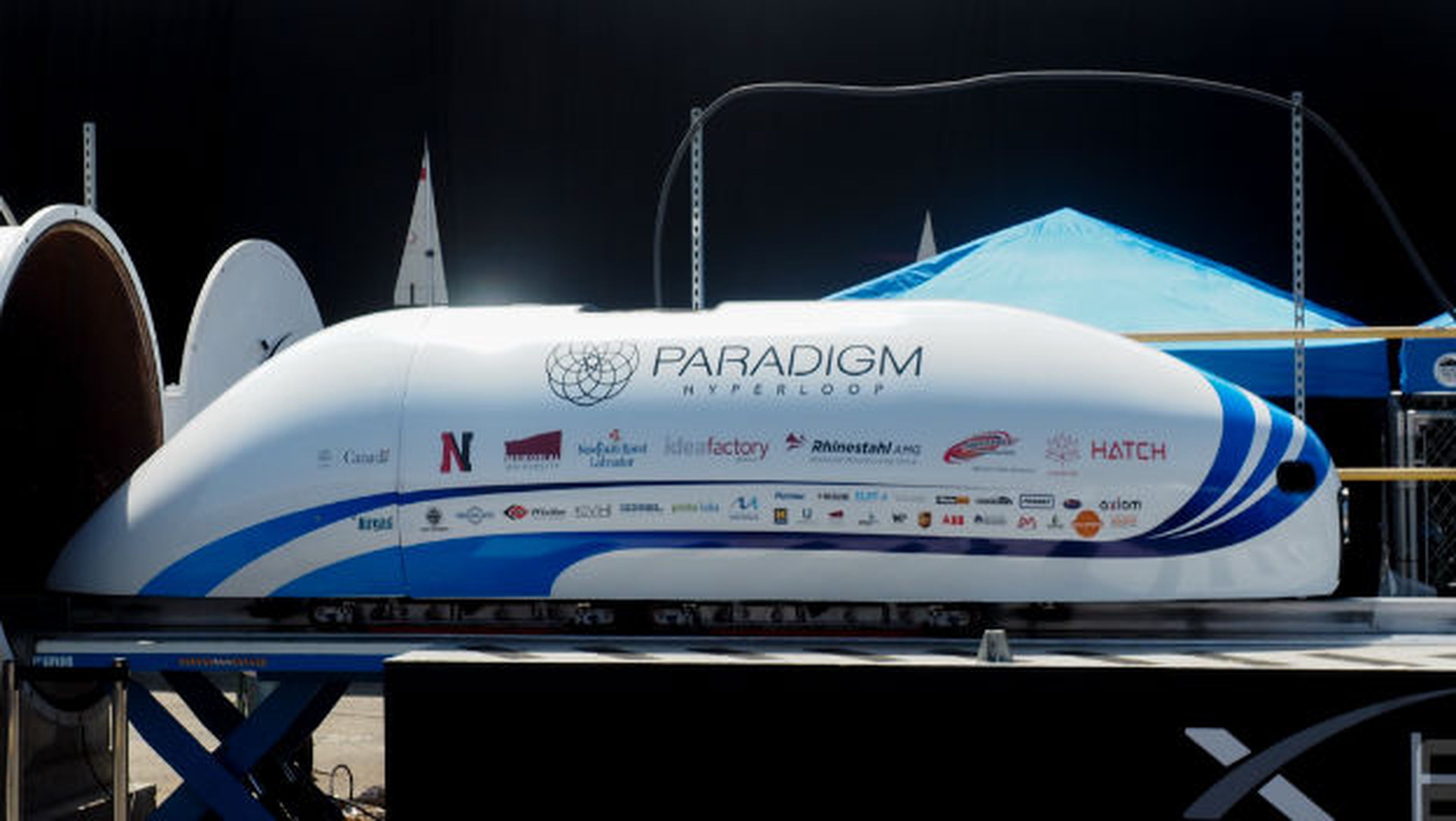 El ganador de la competición Hyperloop alcanzó 320 km/h