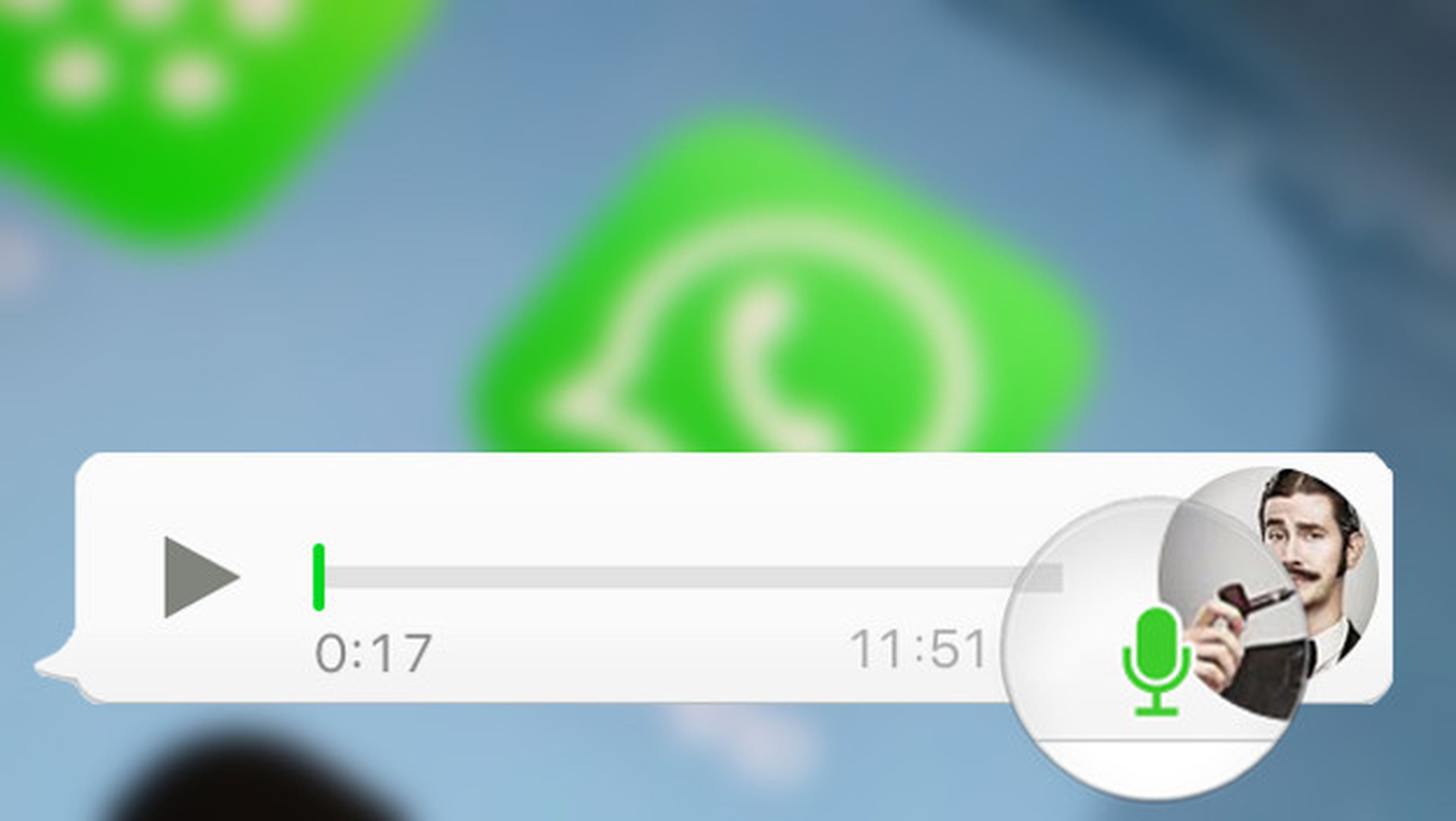 Cómo enviar audios de WhatsApp utilizando la grabadora.