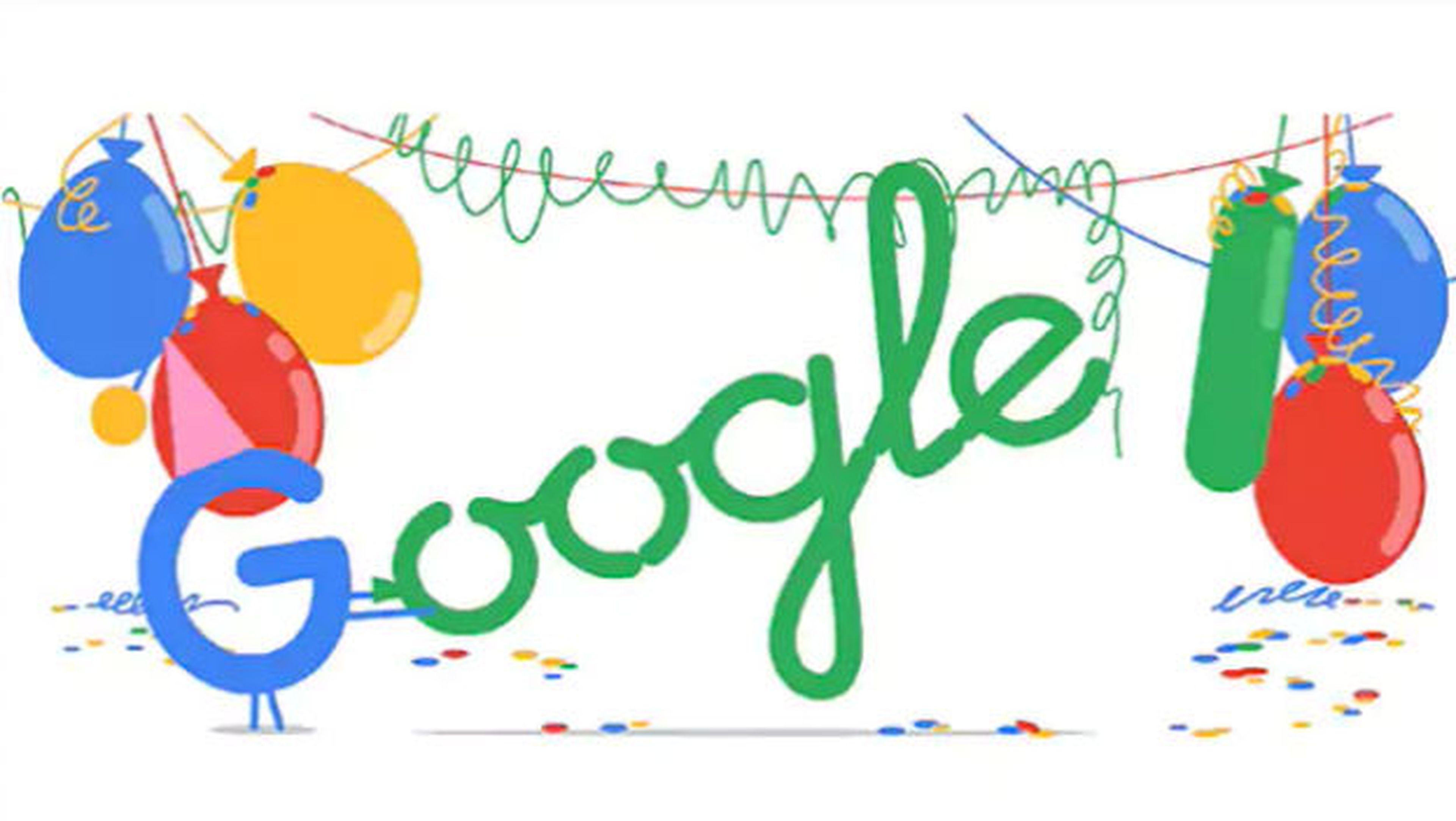 Hoy es el cumpleaños del buscador de Google.