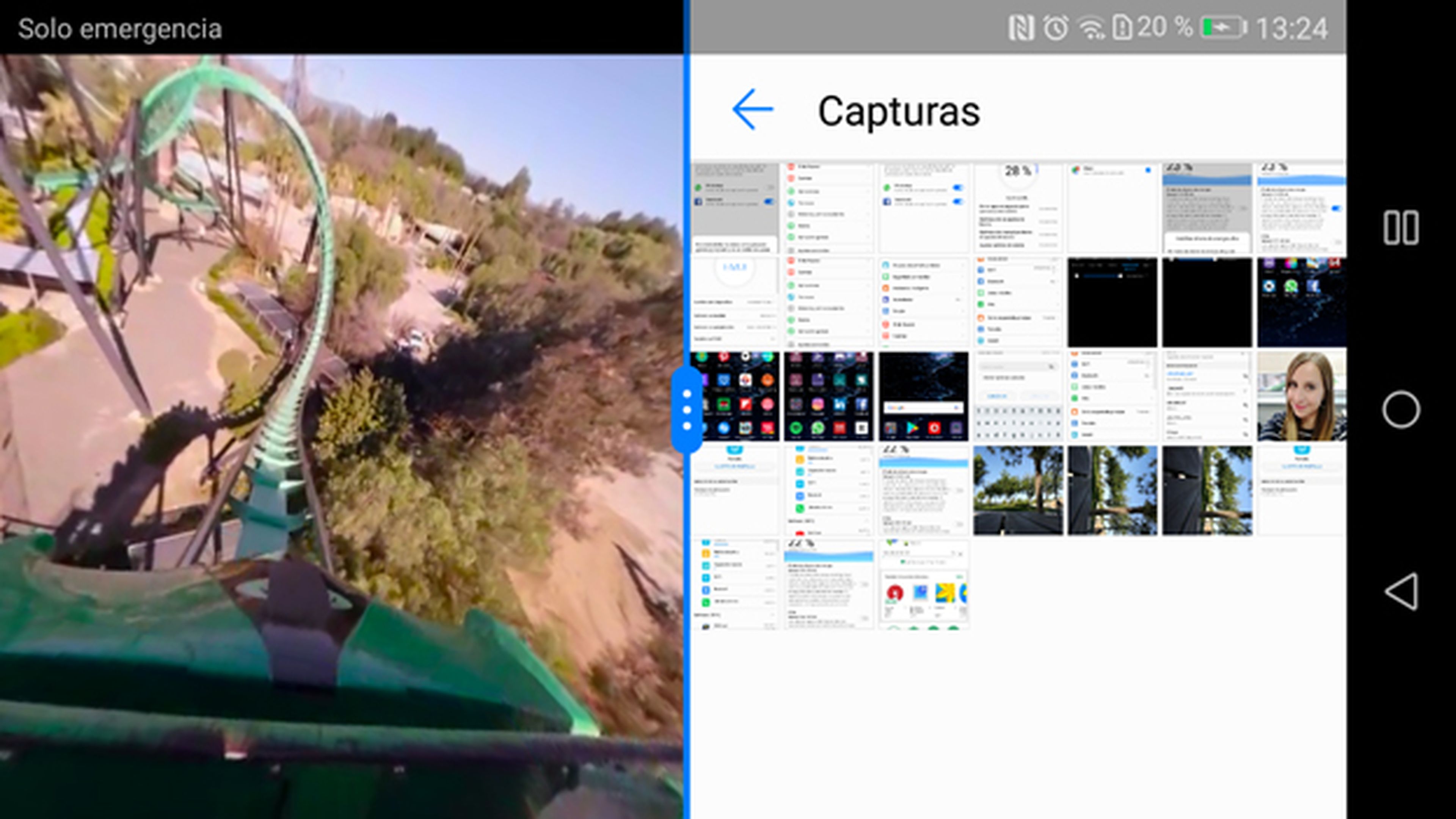 De esto es capaz el rendimiento del Huawei P10 Lite: un vídeo en 360º grados a pantalla partida