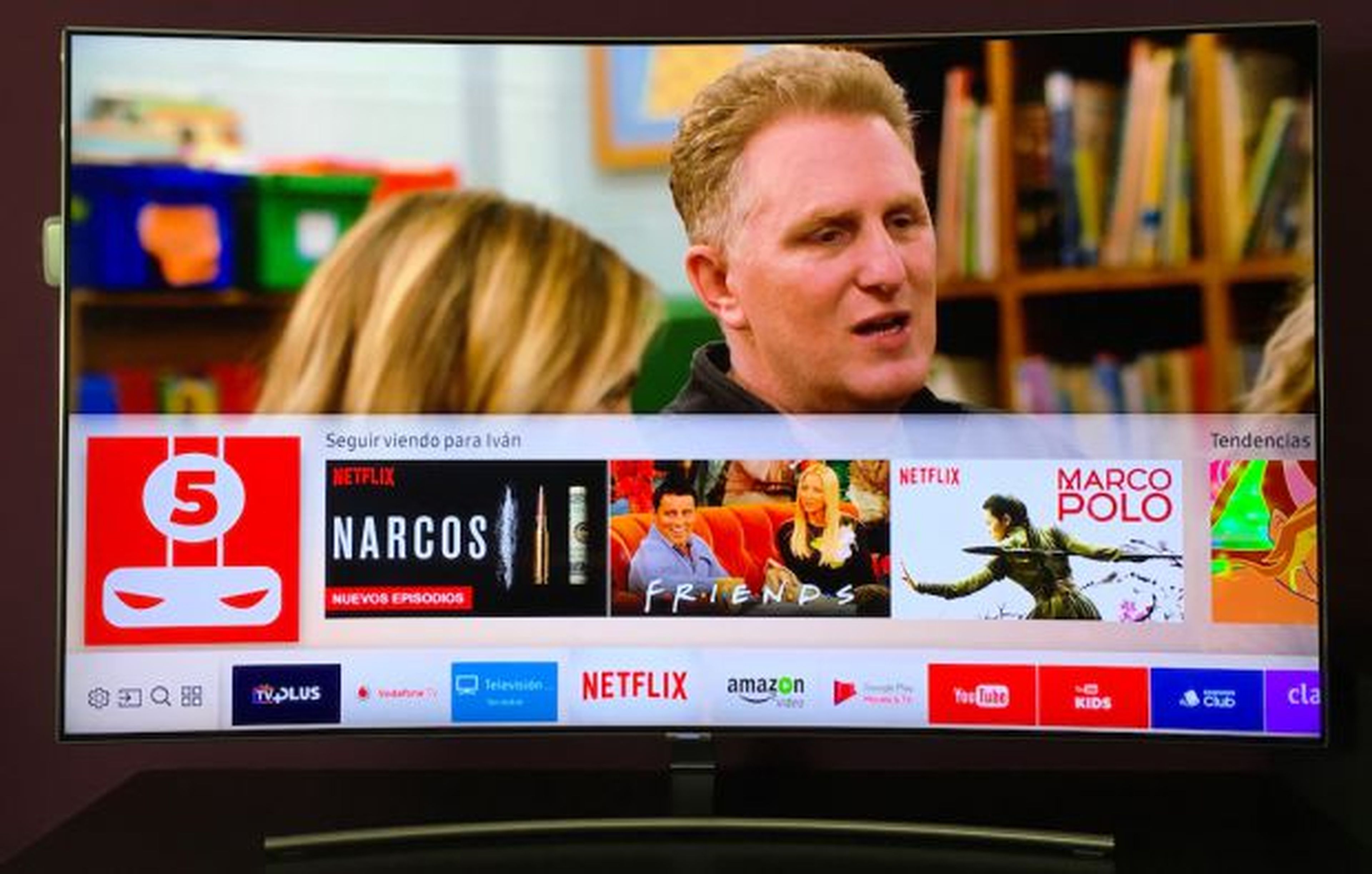 Netflix televisor inteligente QLED de Samsung