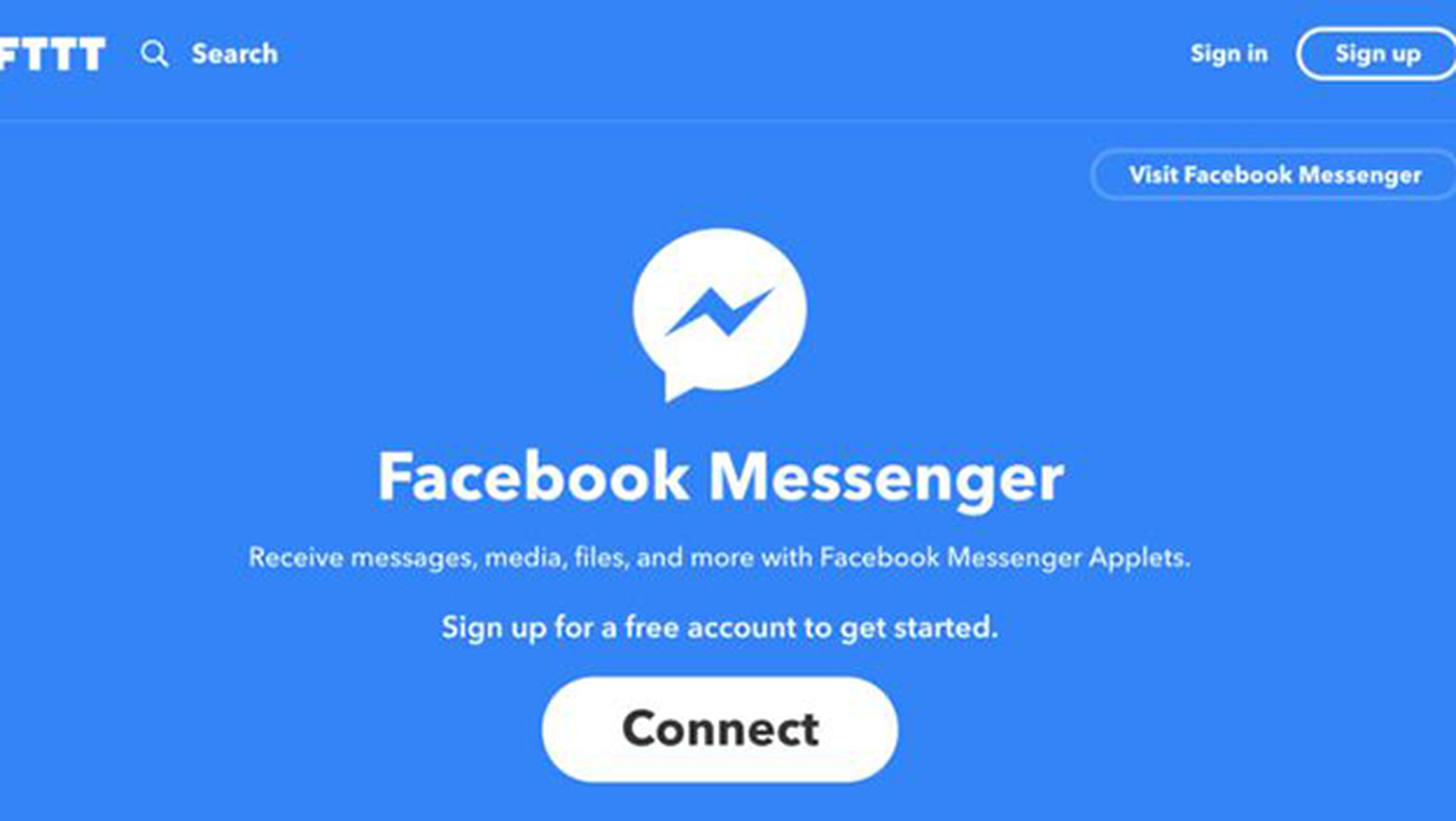 IFTTT estrena integración con Facebook Messenger