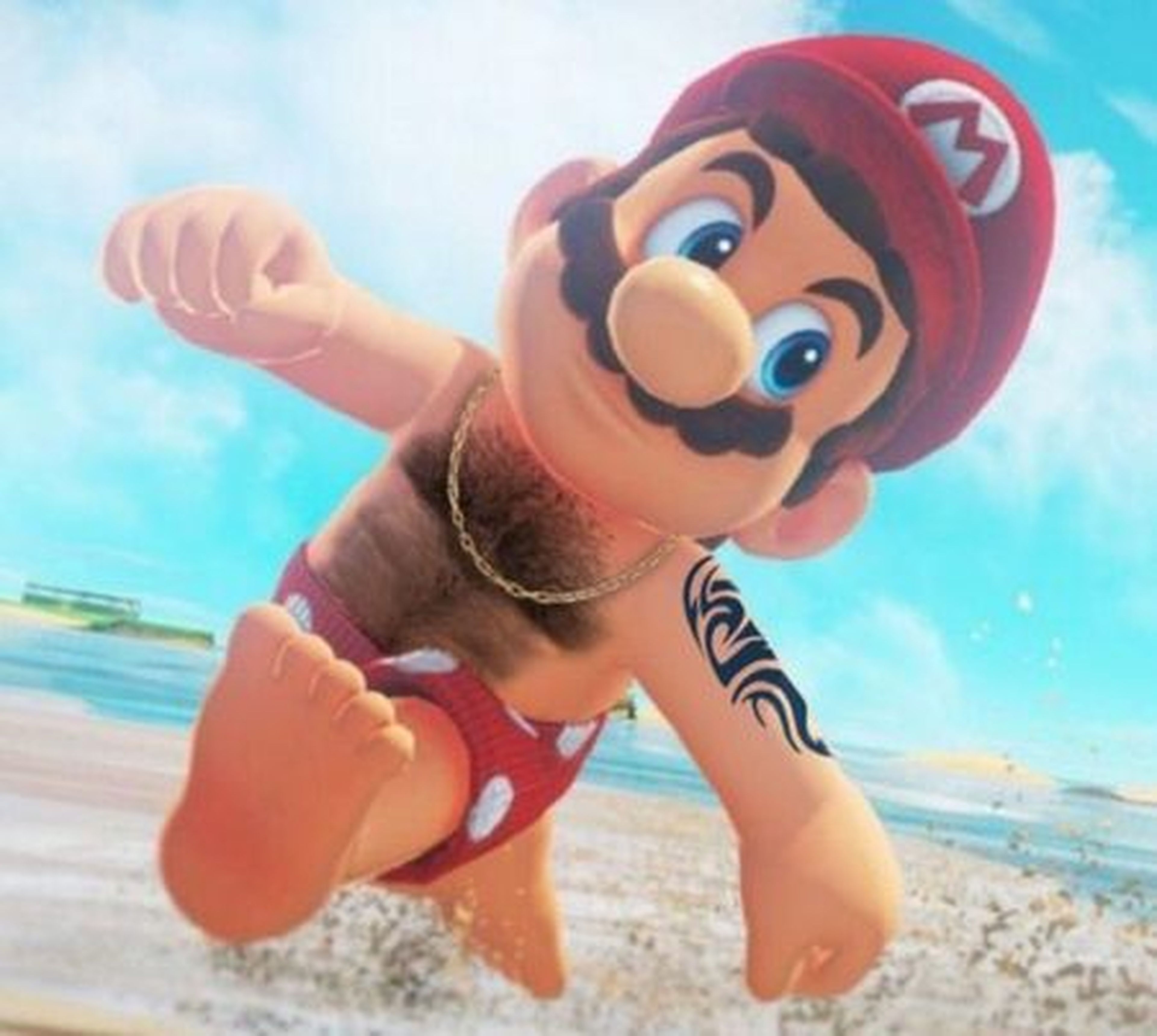 Los pezones de Mario son tendencia