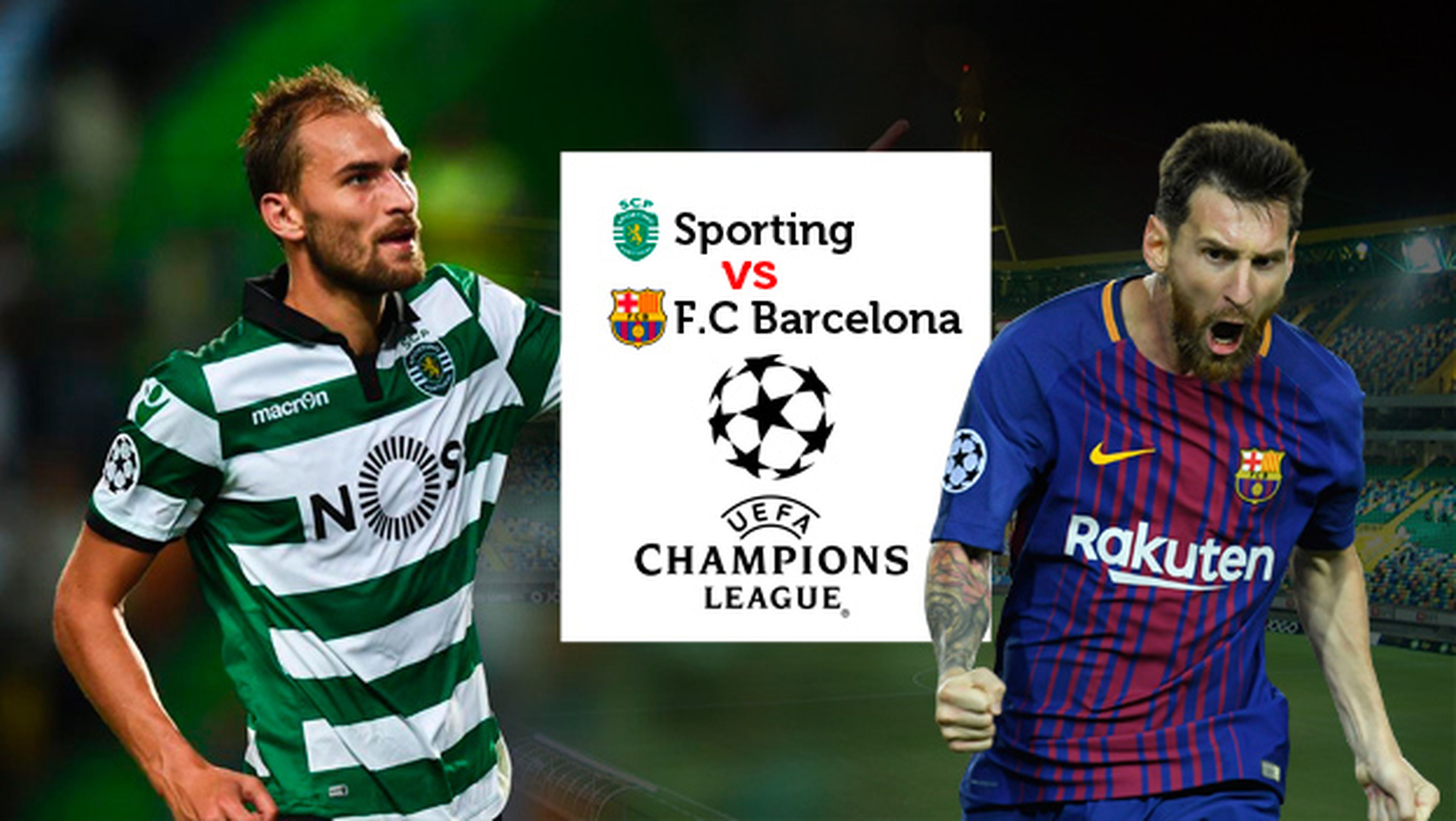 Cómo ver en directo online el Sporting vs Barcelona de Champions League.