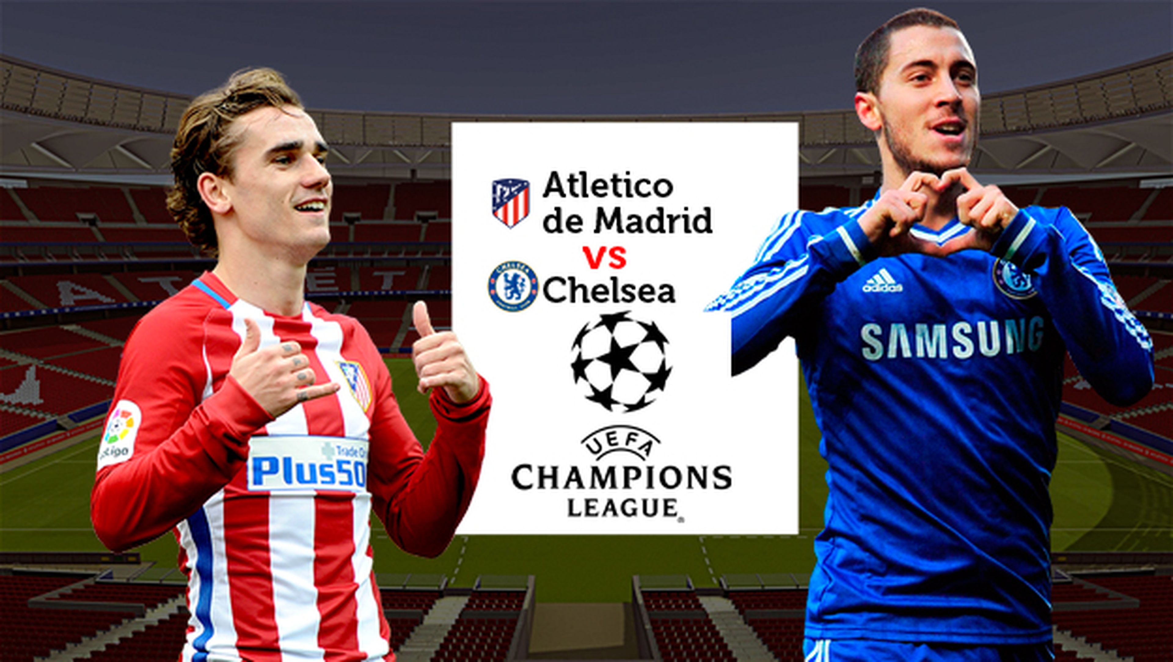 Webs para ver en directo por Internet el Atleti vs Chelsea de Champions.