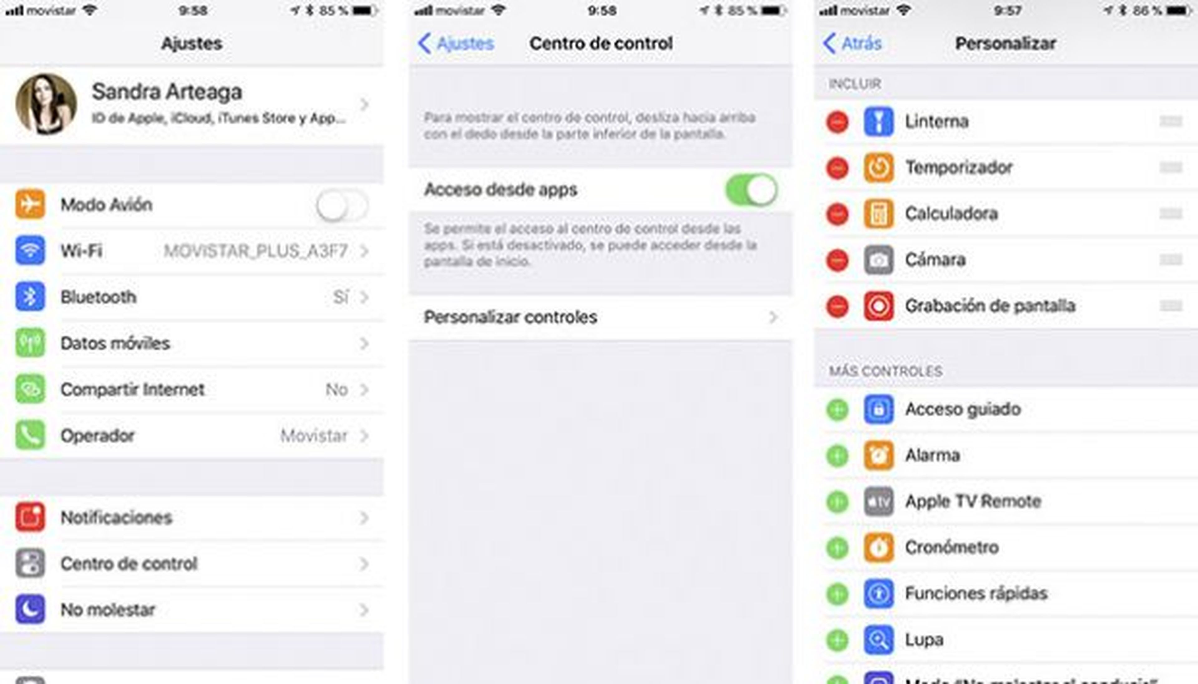 Grabación pantalla iOS 11