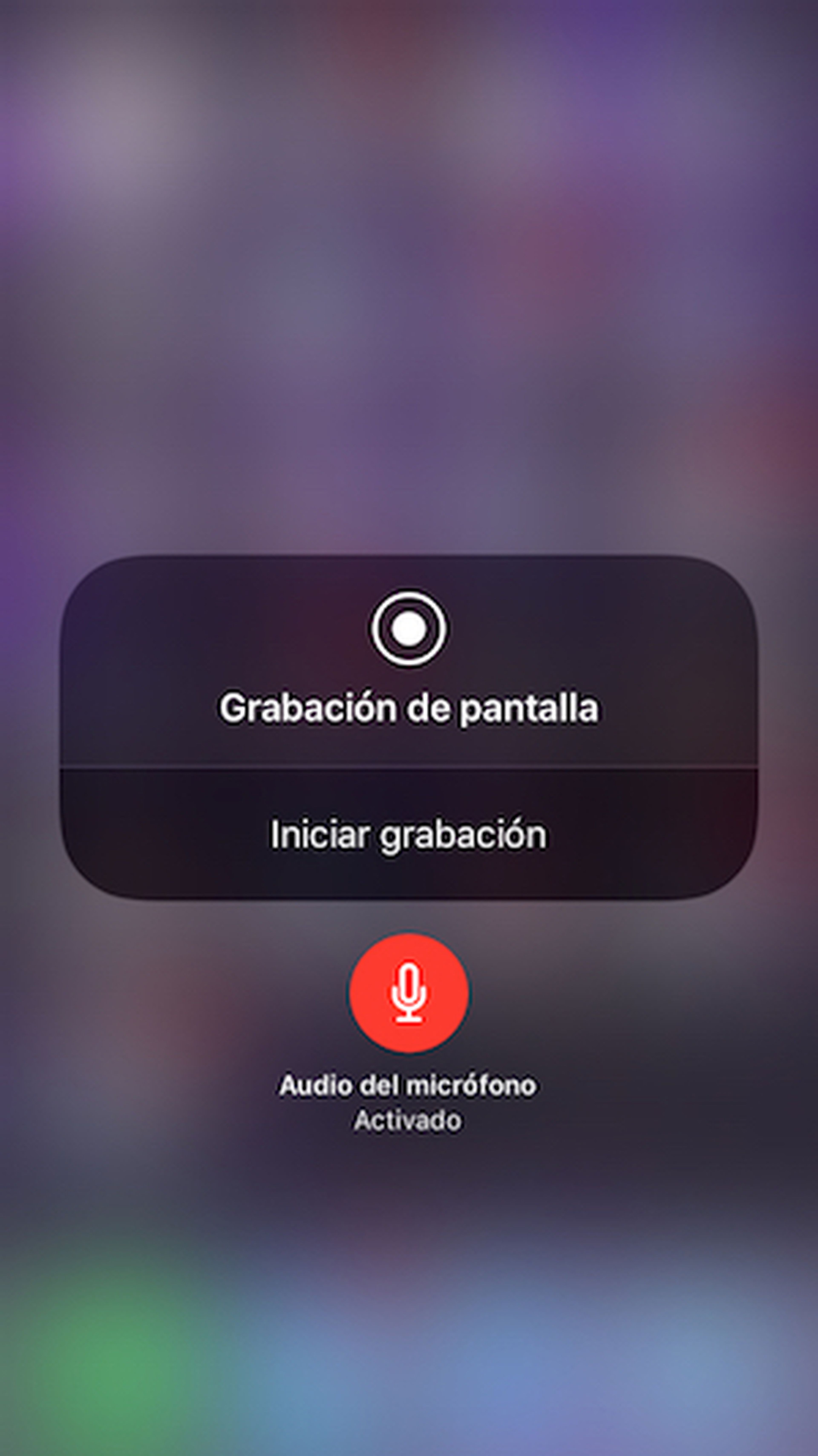 Grabar pantalla de iOS 11 con audio