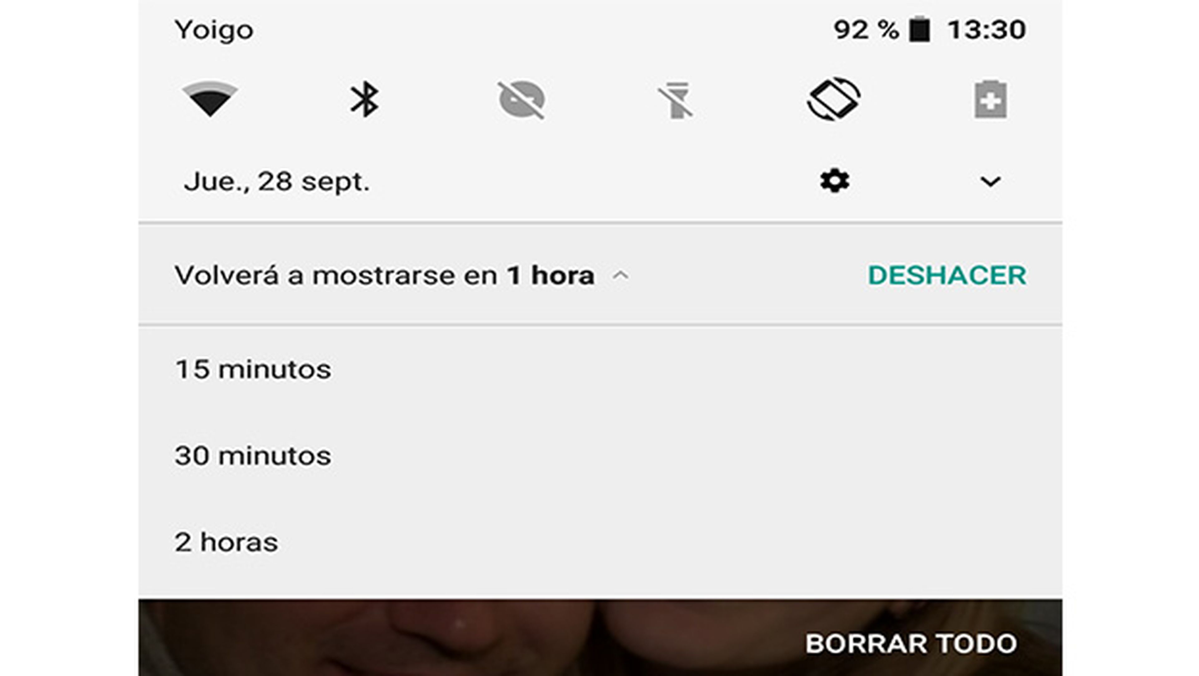 Aplazar notificaciones en Android 8.0 Oreo