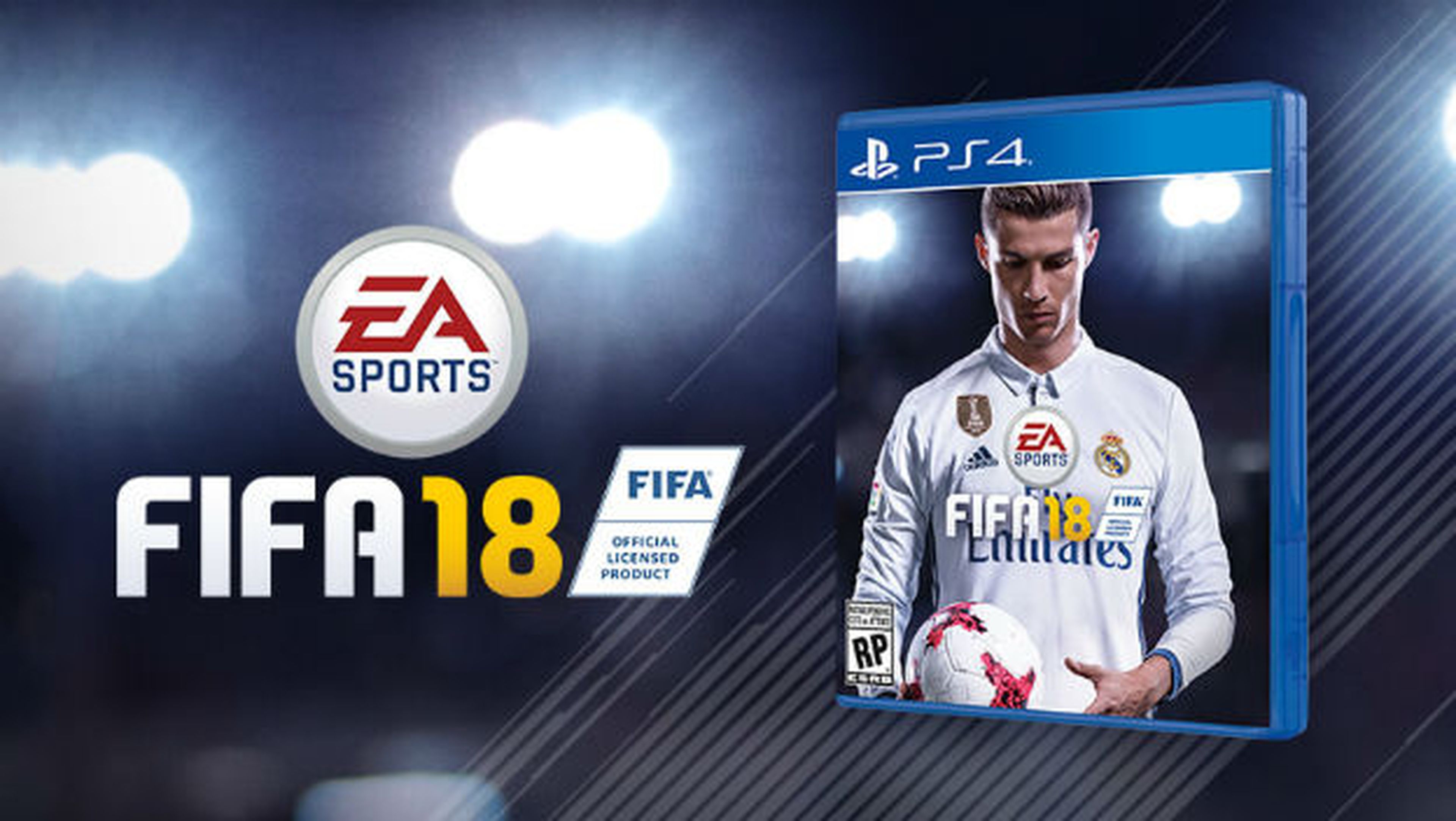 Oferta para comprar PS4 con FIFA 18 de regalo.