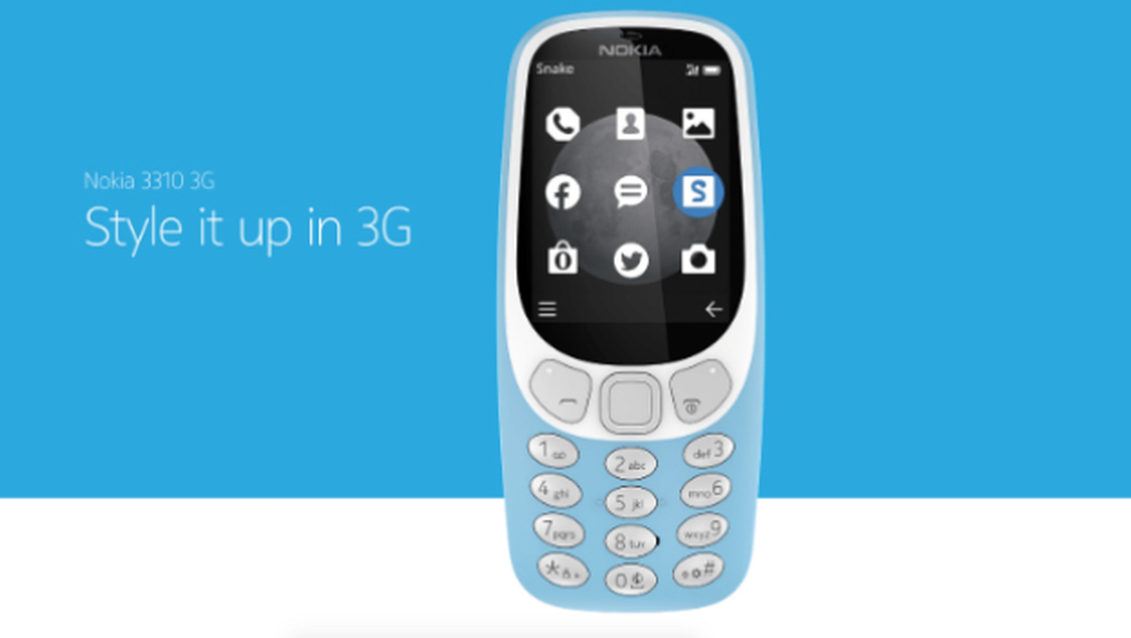Características y precio del Nokia 3310 (2017) con Internet 3G.