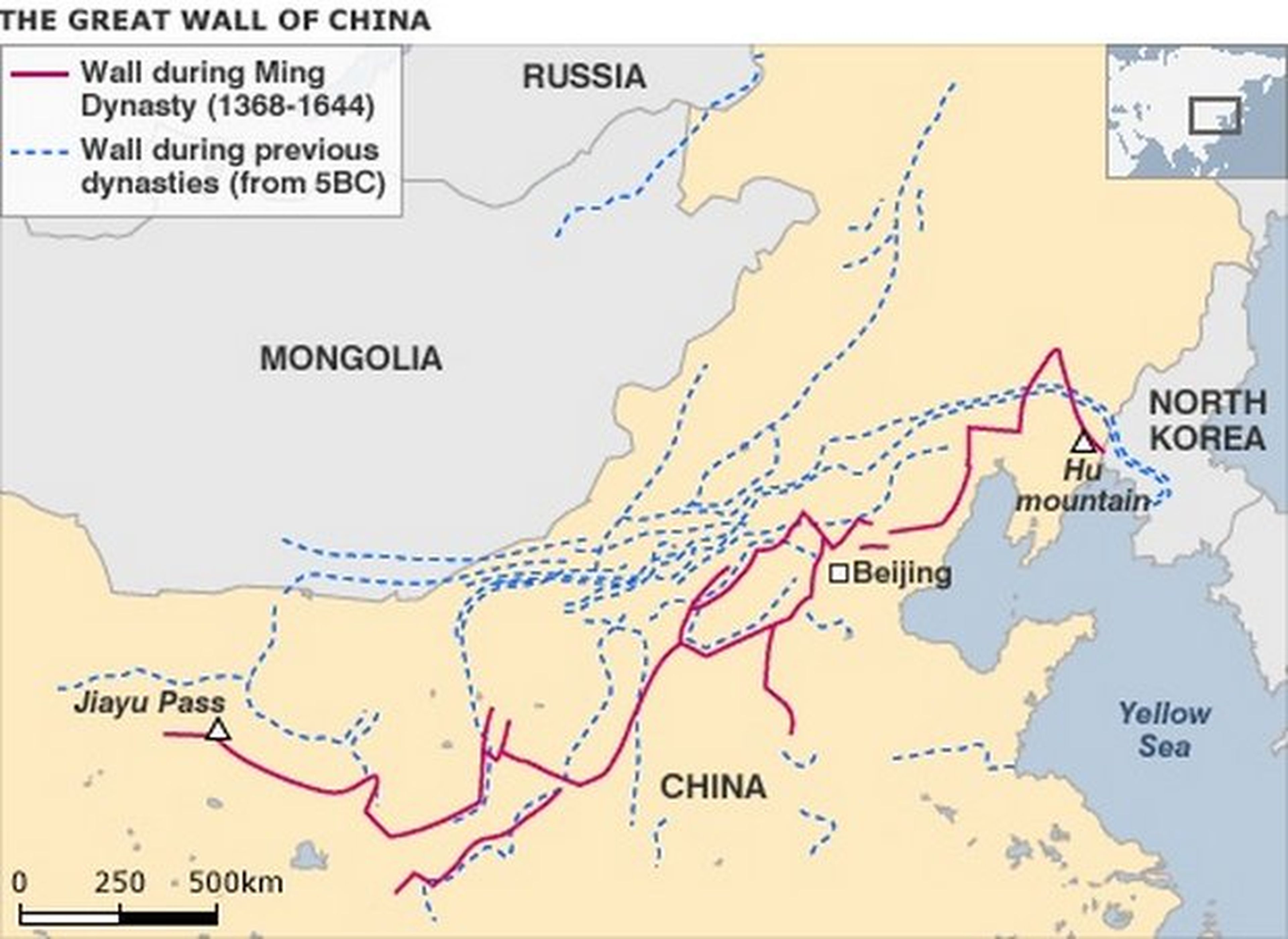 Mitos, leyendas y curiosidades de la Gran Muralla China