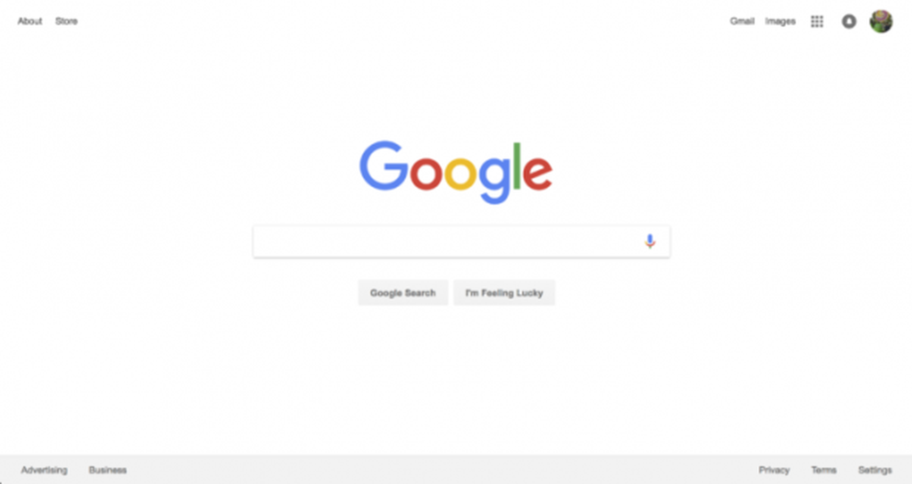 página principal google