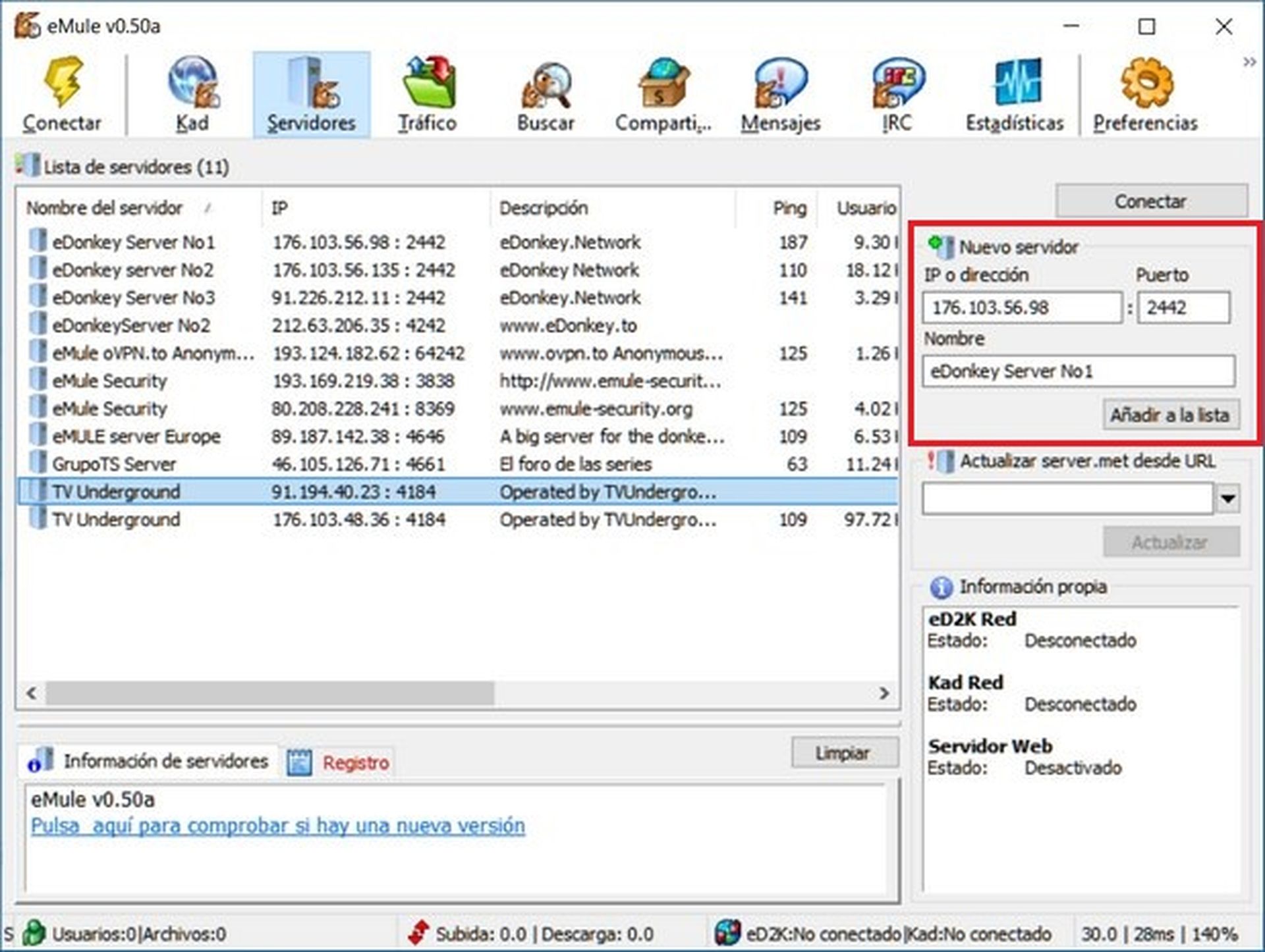 Los mejores servidores Emule de 2022 que siguen funcionando