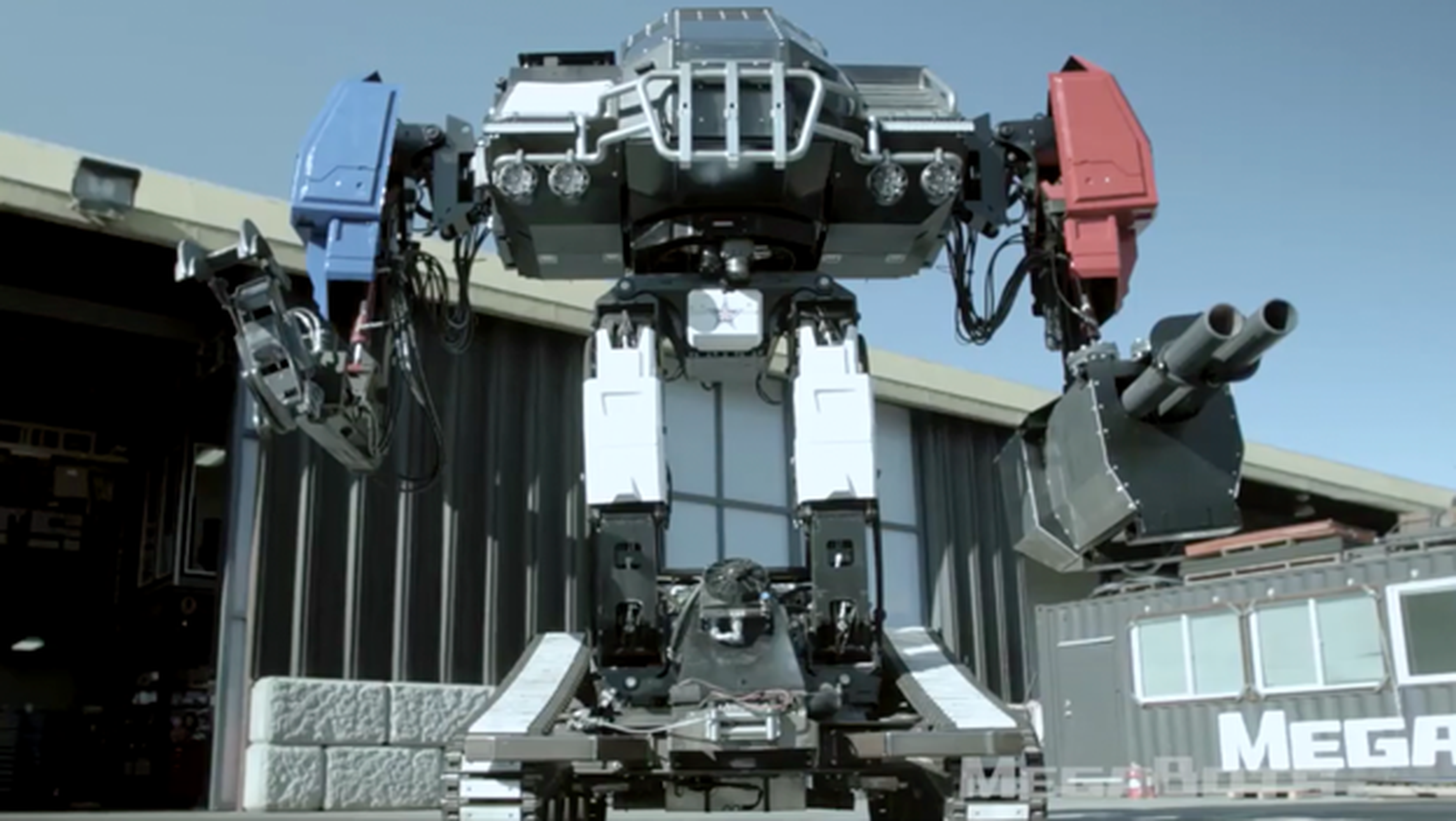 cómo ver batalla de robots Giant Robot Duel