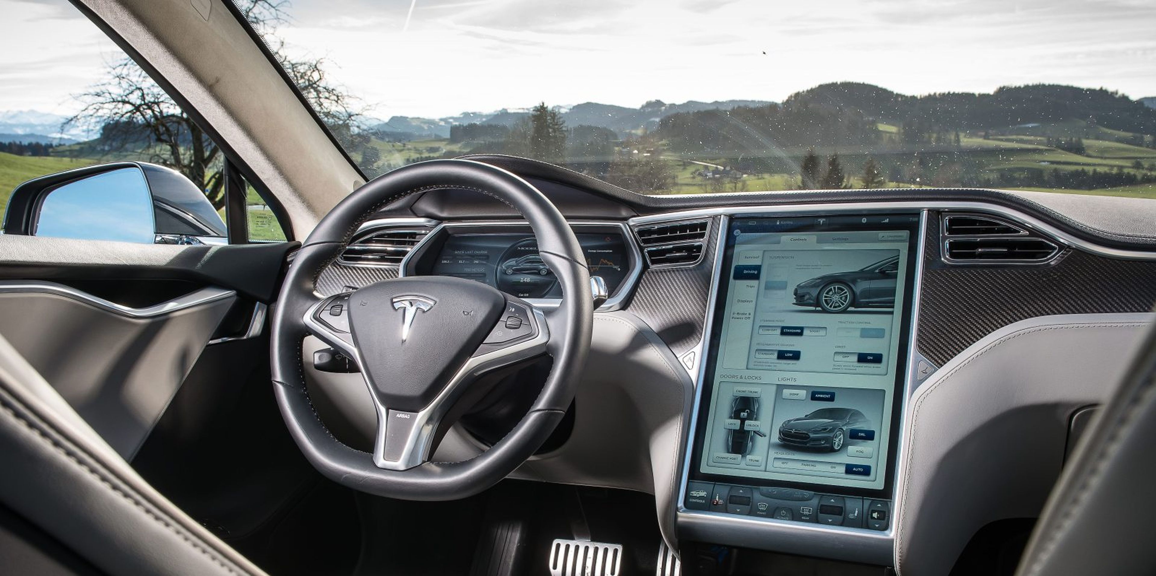 Interior de un Tesla