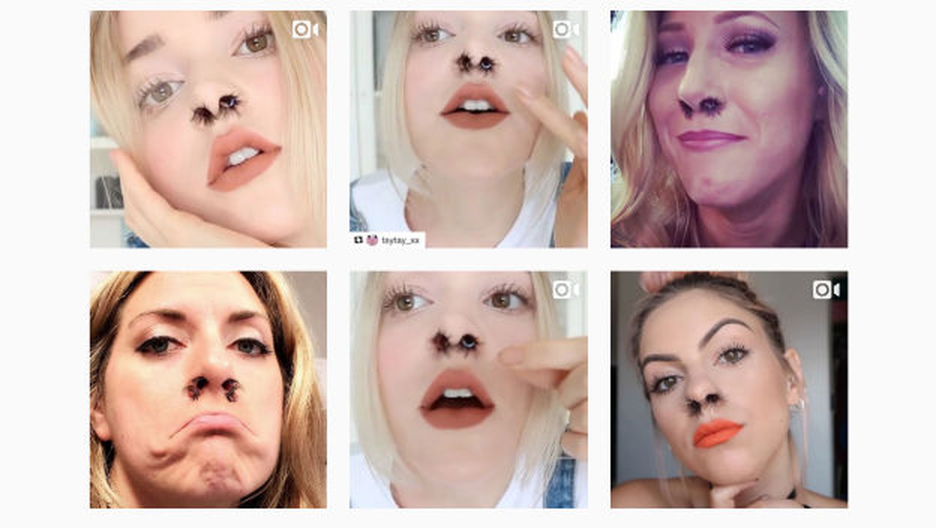 Las extensiones de pelo para la nariz, una nueva tendencia en Instagram.