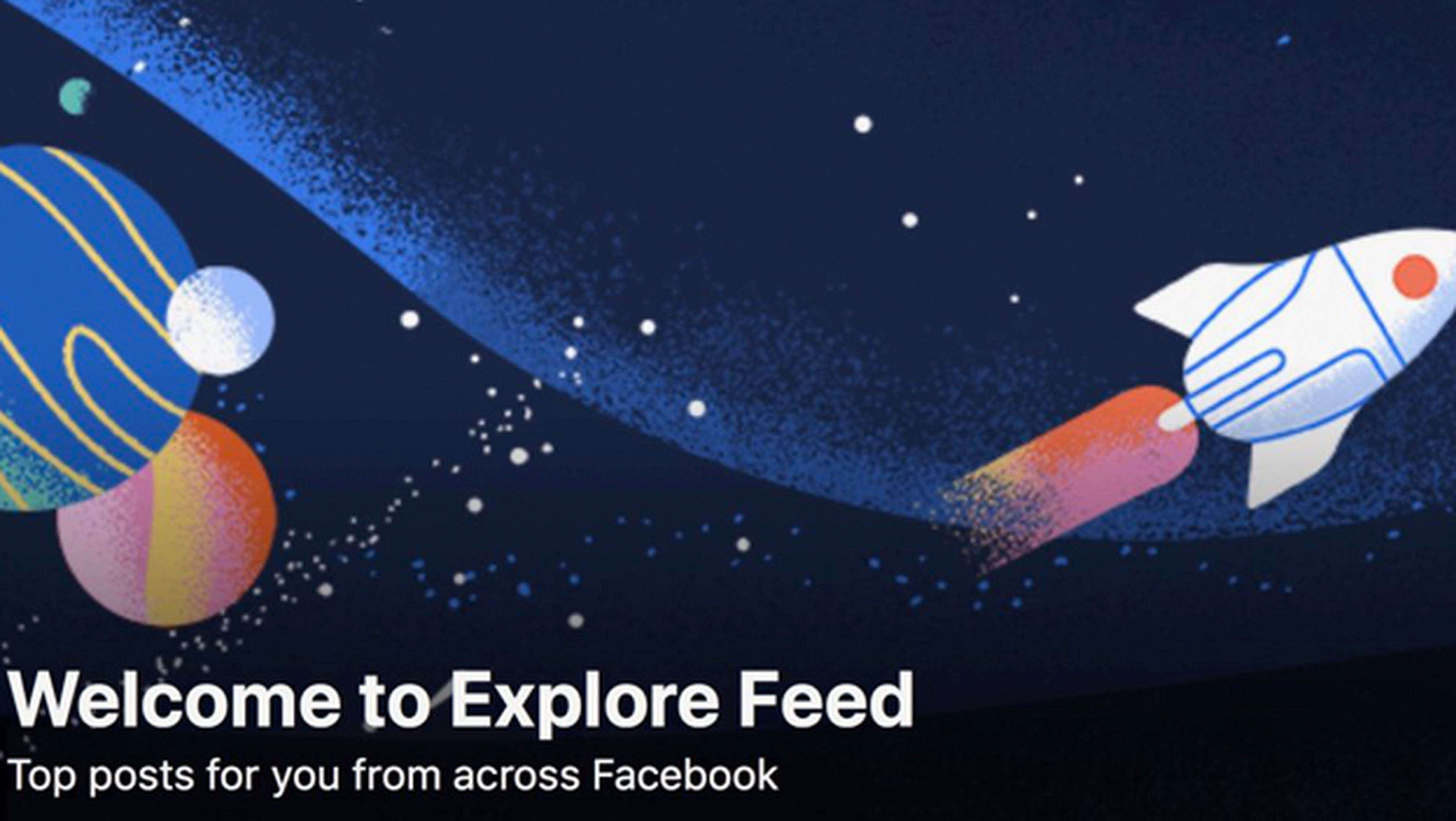 Explore Feed Facebook nueva función explorar contenidos