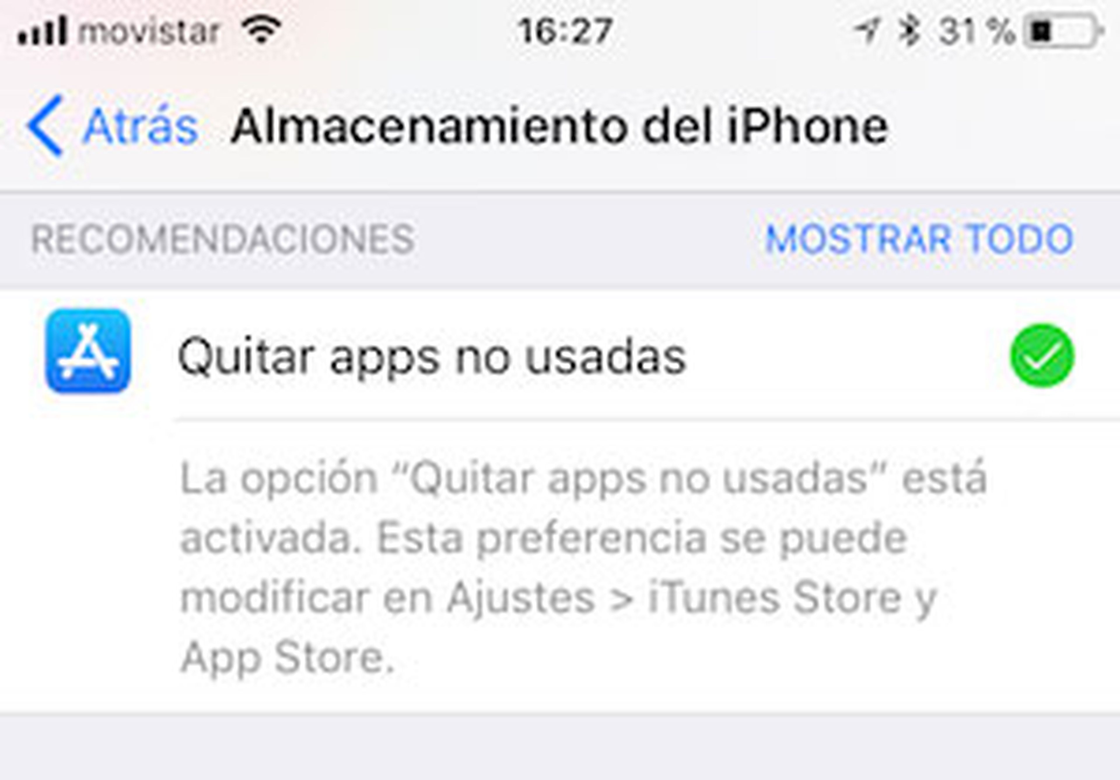 Quita las apps no usadas