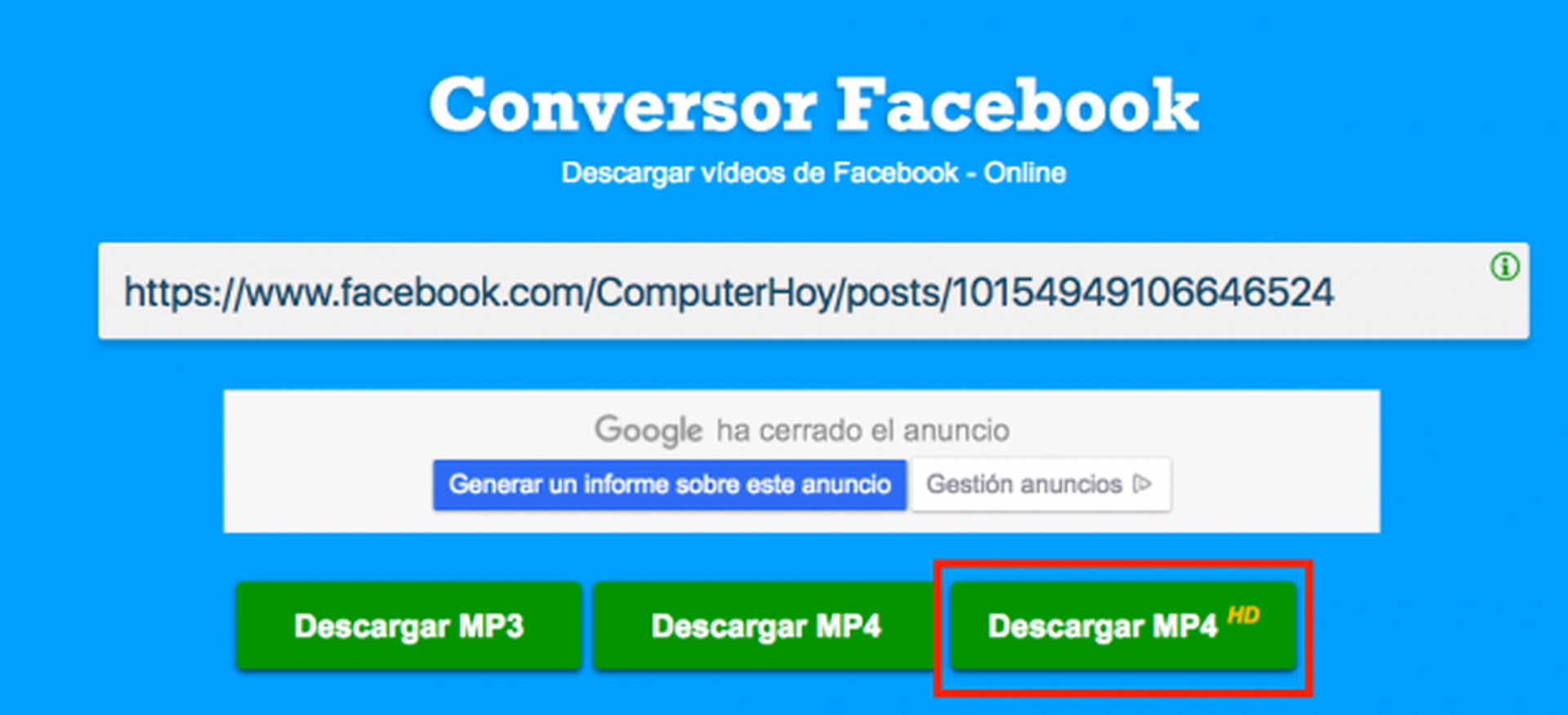 Cómo Descargar Vídeos De Facebook En Pc Y Móviles Android O Iphone Computer Hoy 4606