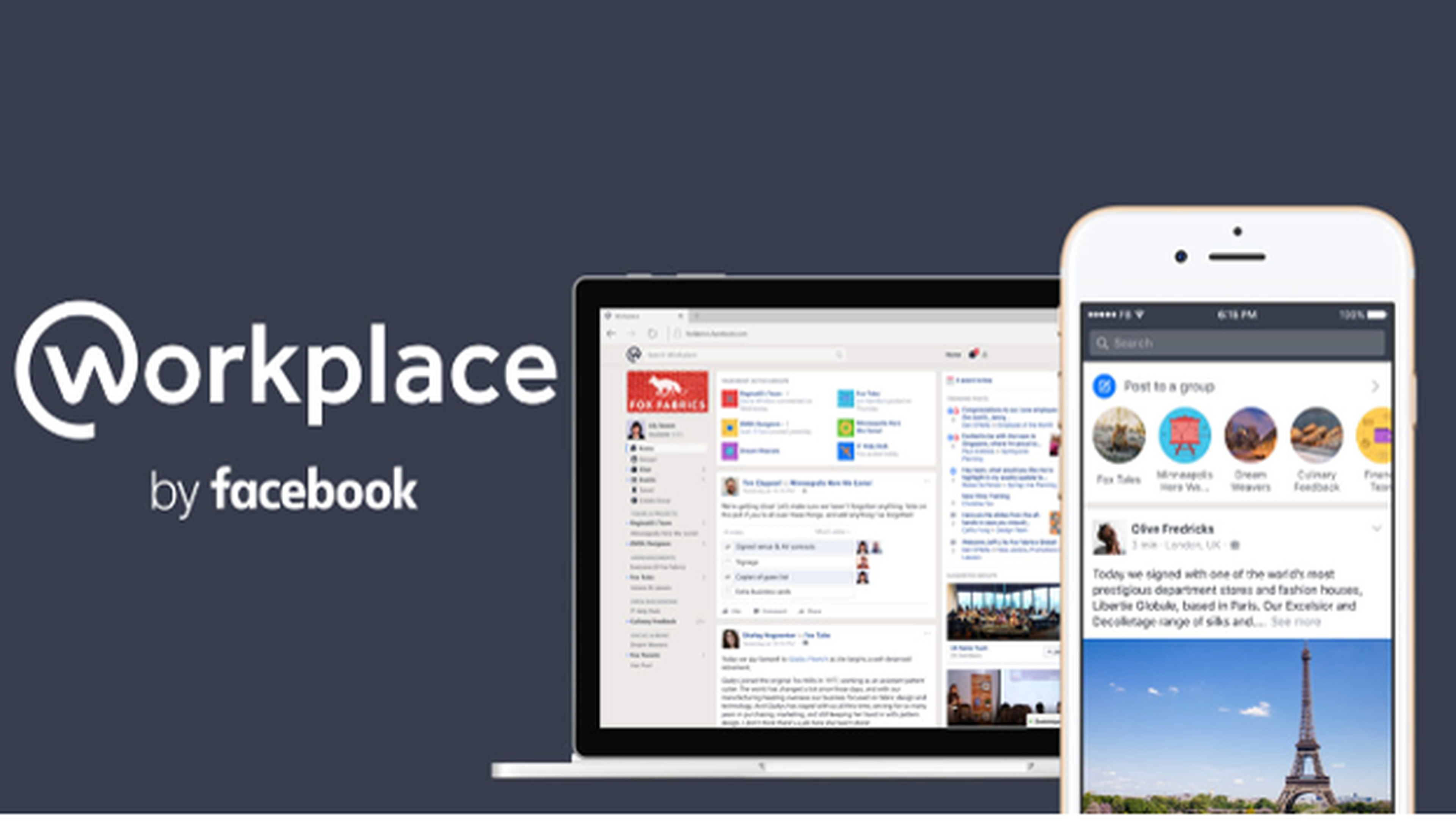 Ya puedes instalar Facebook Workplace como aplicación de escritorio.