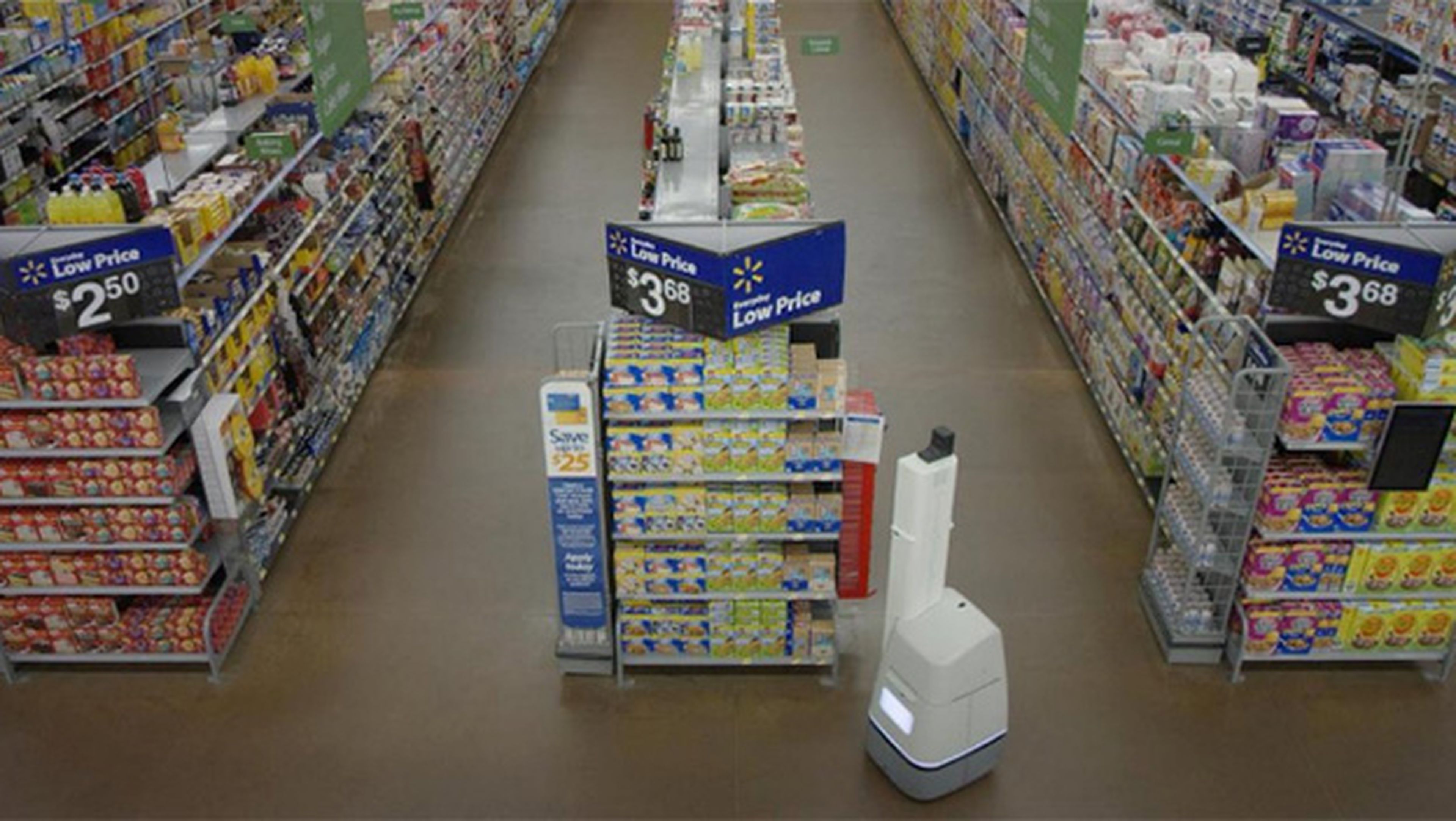 Walmart comienza a sustituir reponedores por robots