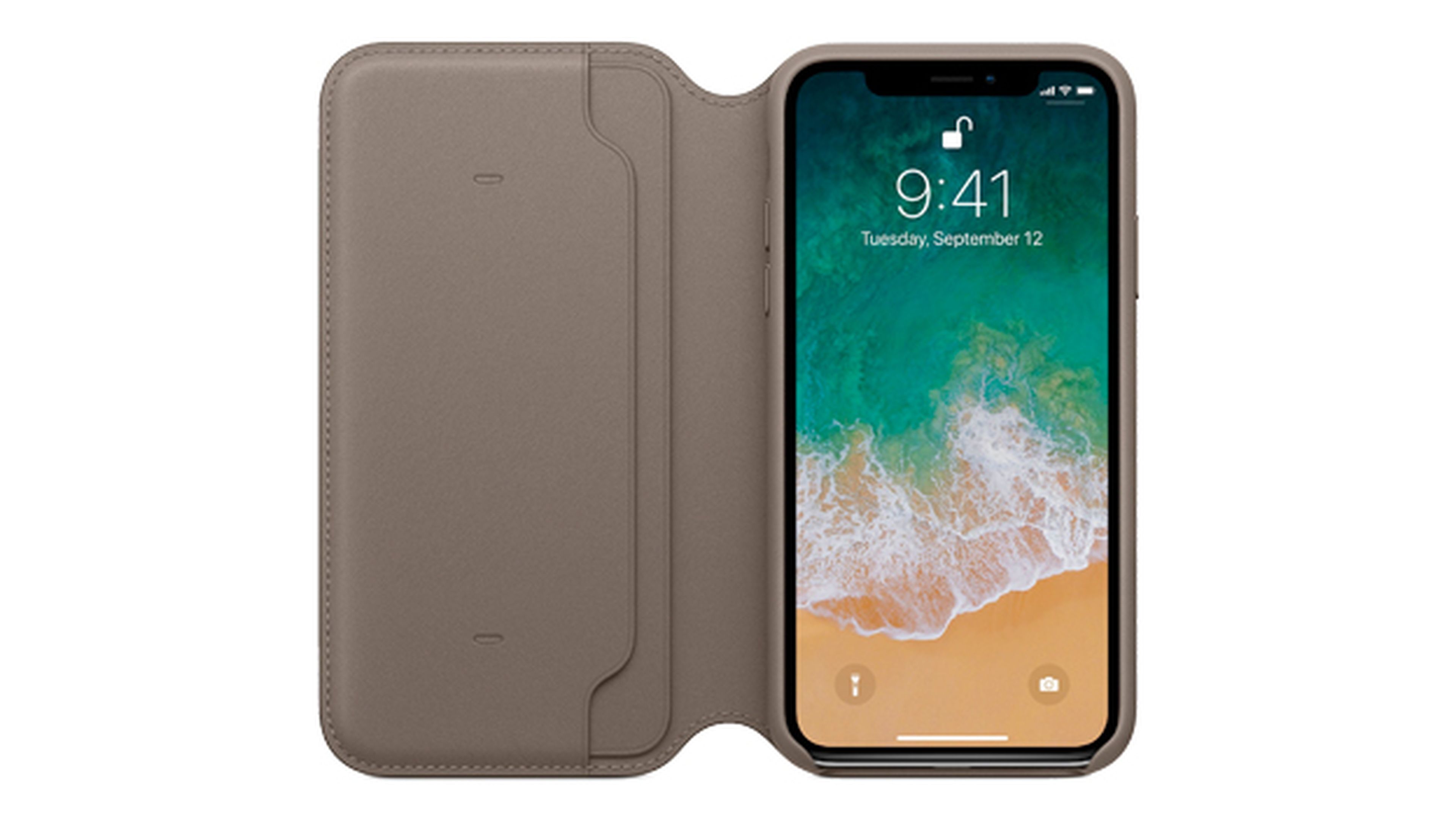 Leather case for iPhone X