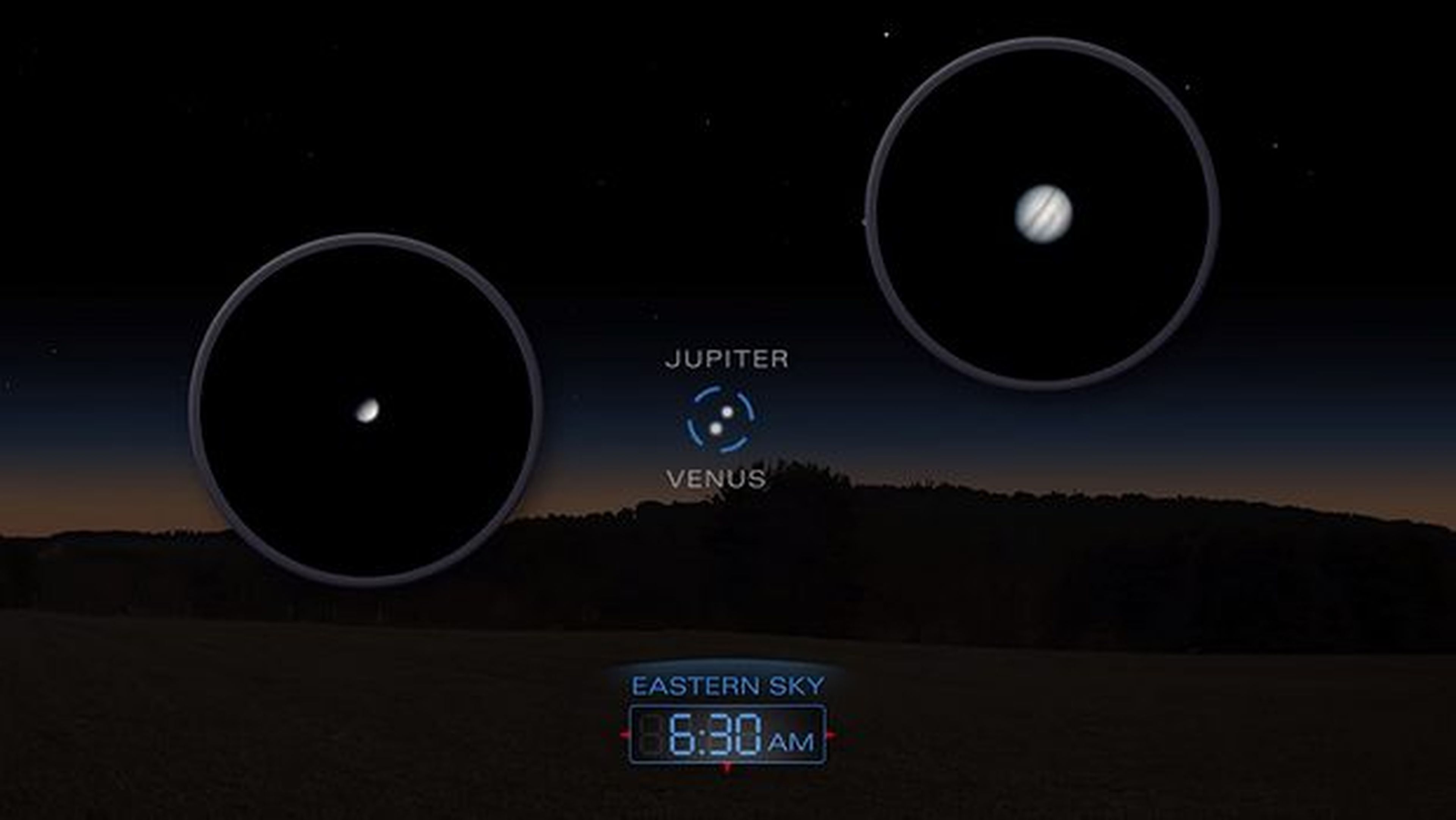 Venus y Júpiter se juntarán en el cielo el 13 de noviembre