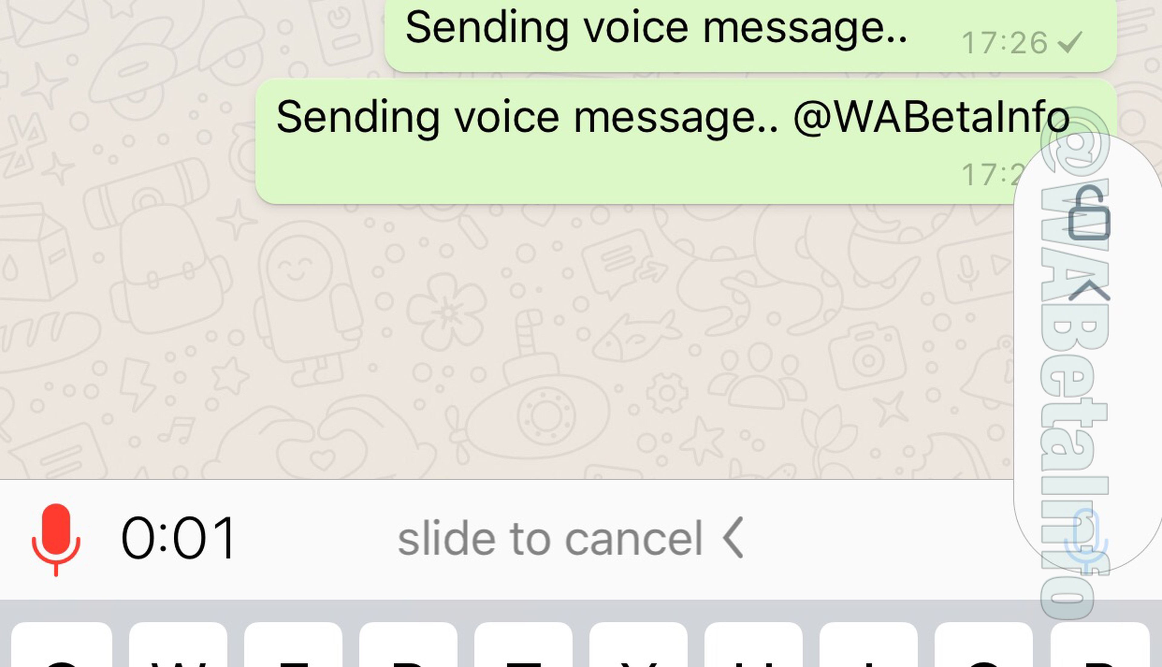 WhatsApp añadirá un botón para enviar audios en manos libres
