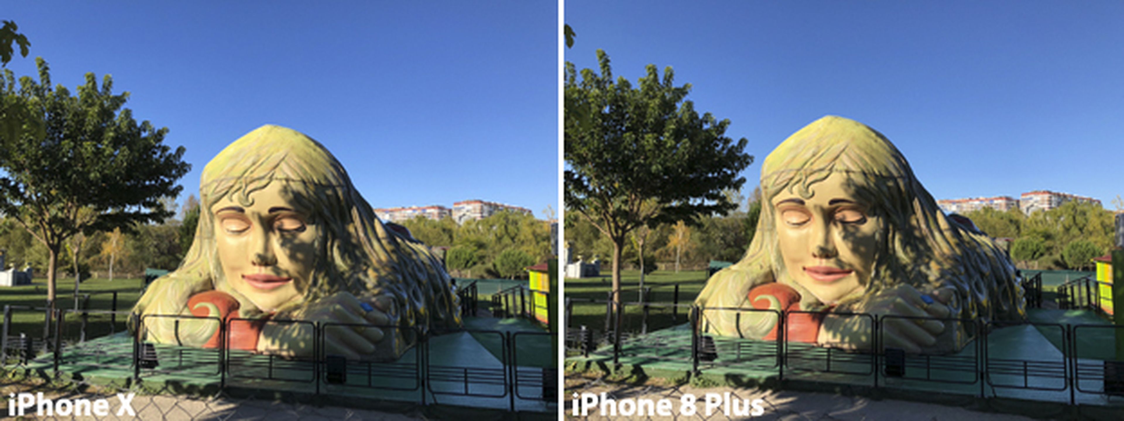 Comparativa de la cámara del iPhone X (2)