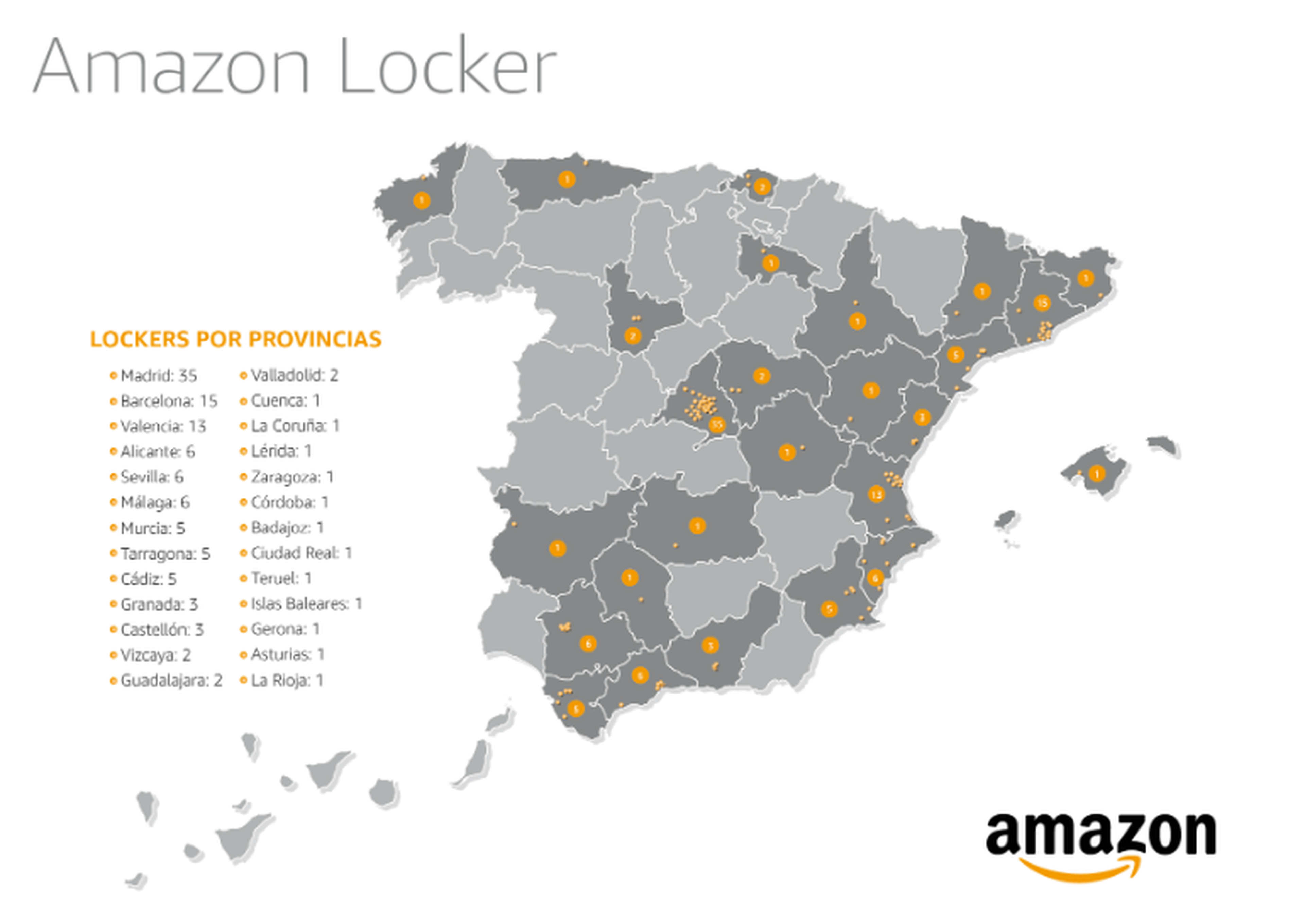 Las taquillas para recoger pedidos de Amazon llegan a España