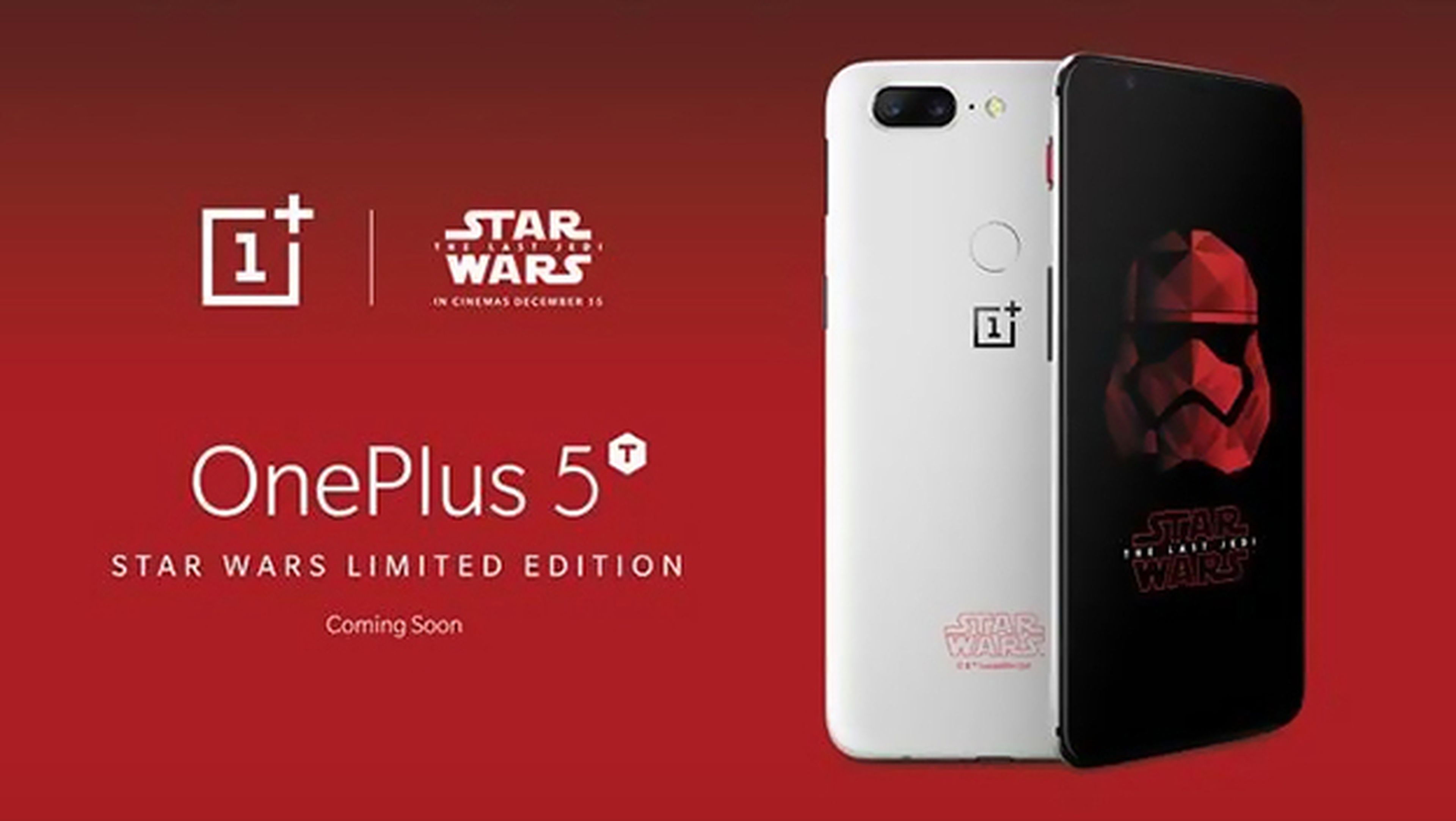 Este es el flamante OnePlus 5T edición Star Wars