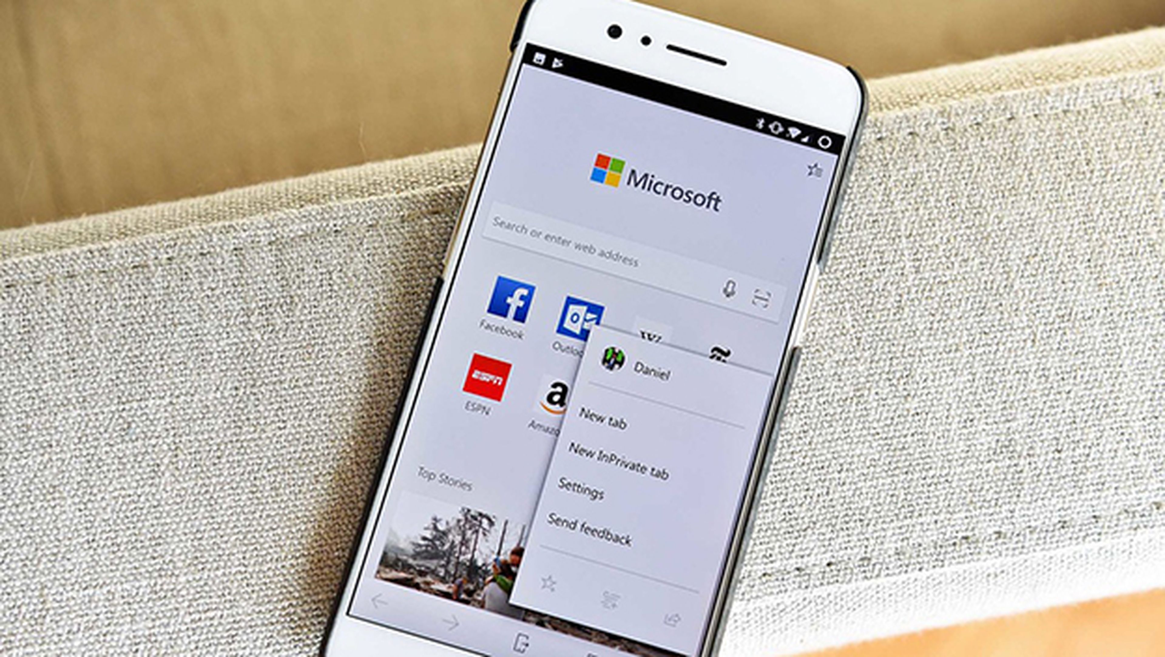 Microsoft Edge sobrepasa el millón de descargas en Android