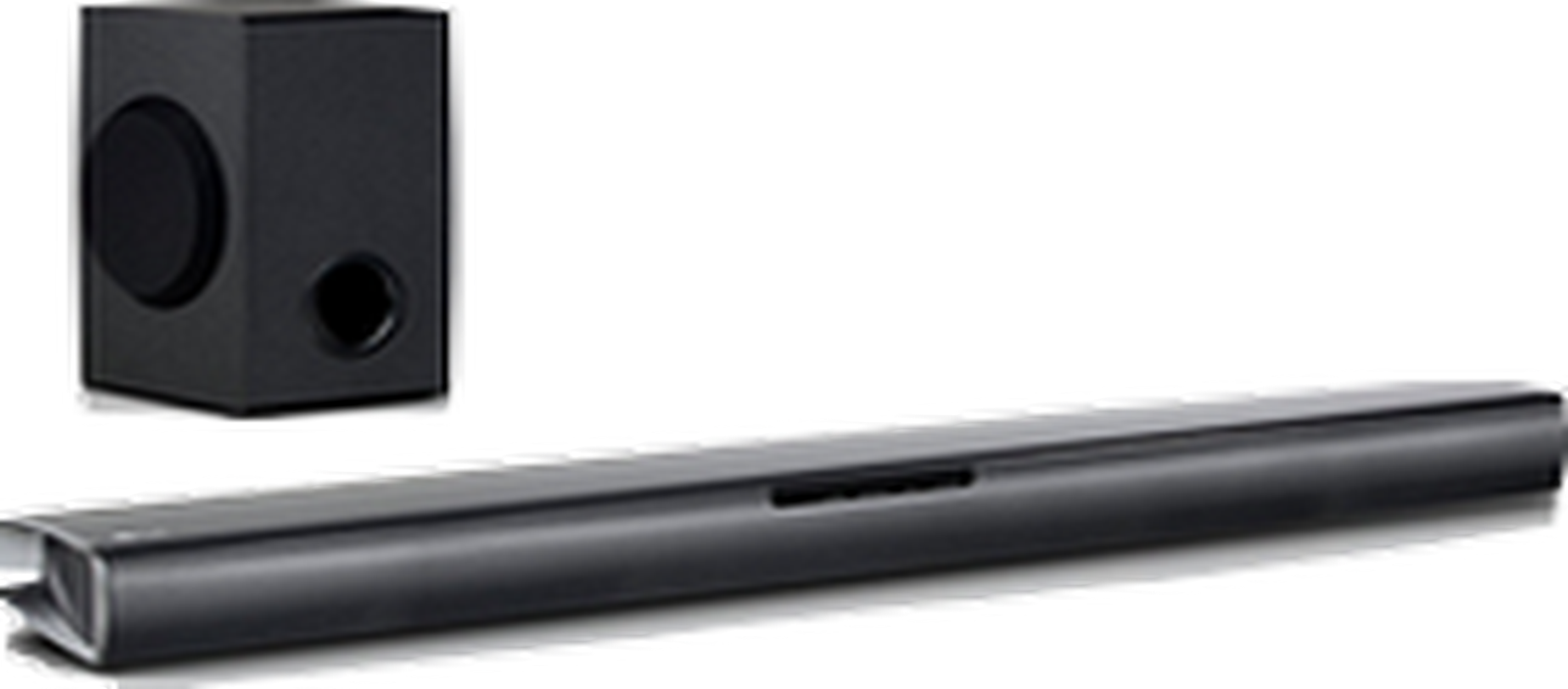 Barra de sonido con subwoofer de graves, altavoz de TV de audio para el  hogar de 2.1 canales de 240 W, barra de sonido Bluetooth Sistema de  altavoces