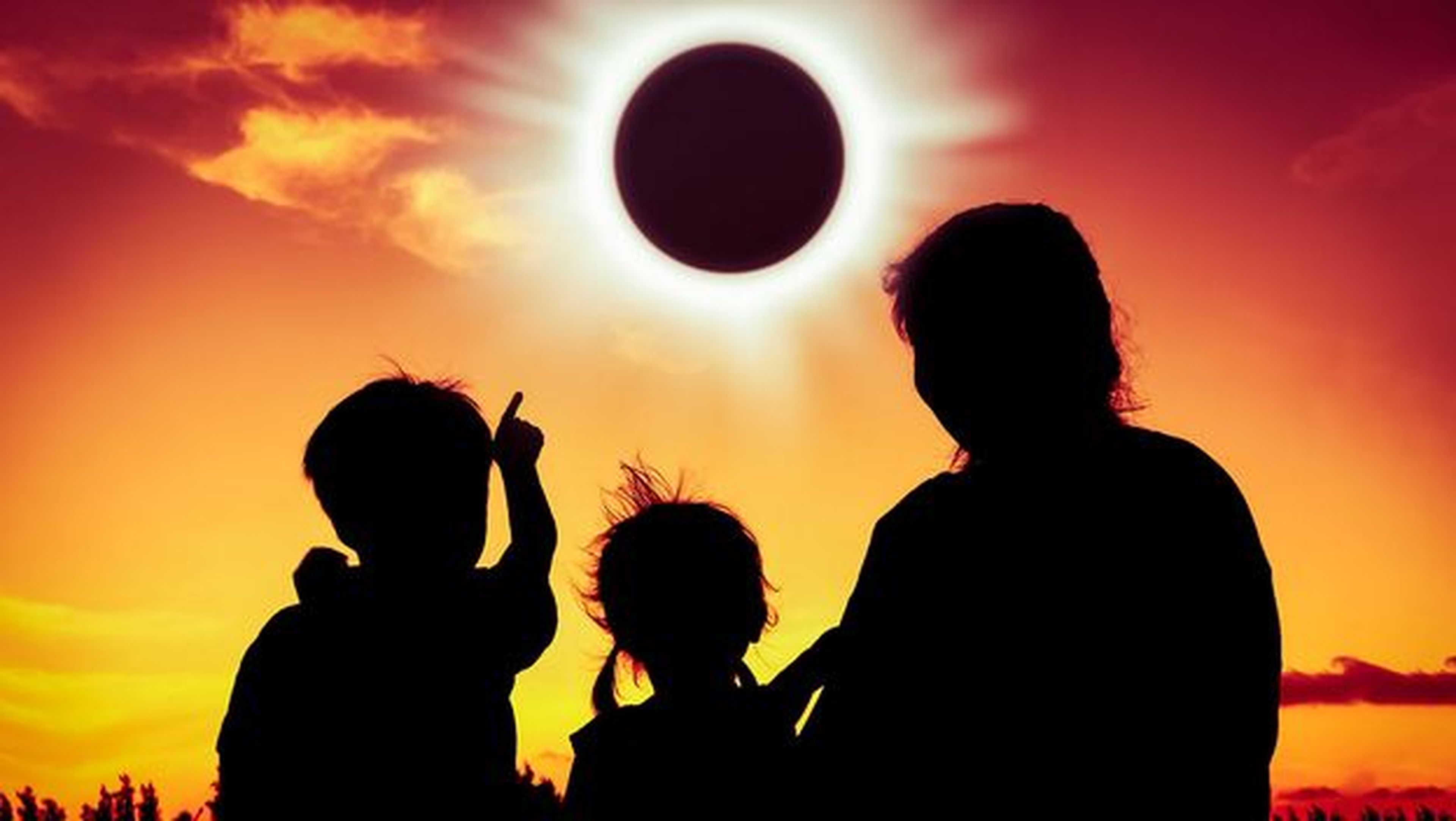 Ondas de proa eclipse solar agosto 2017