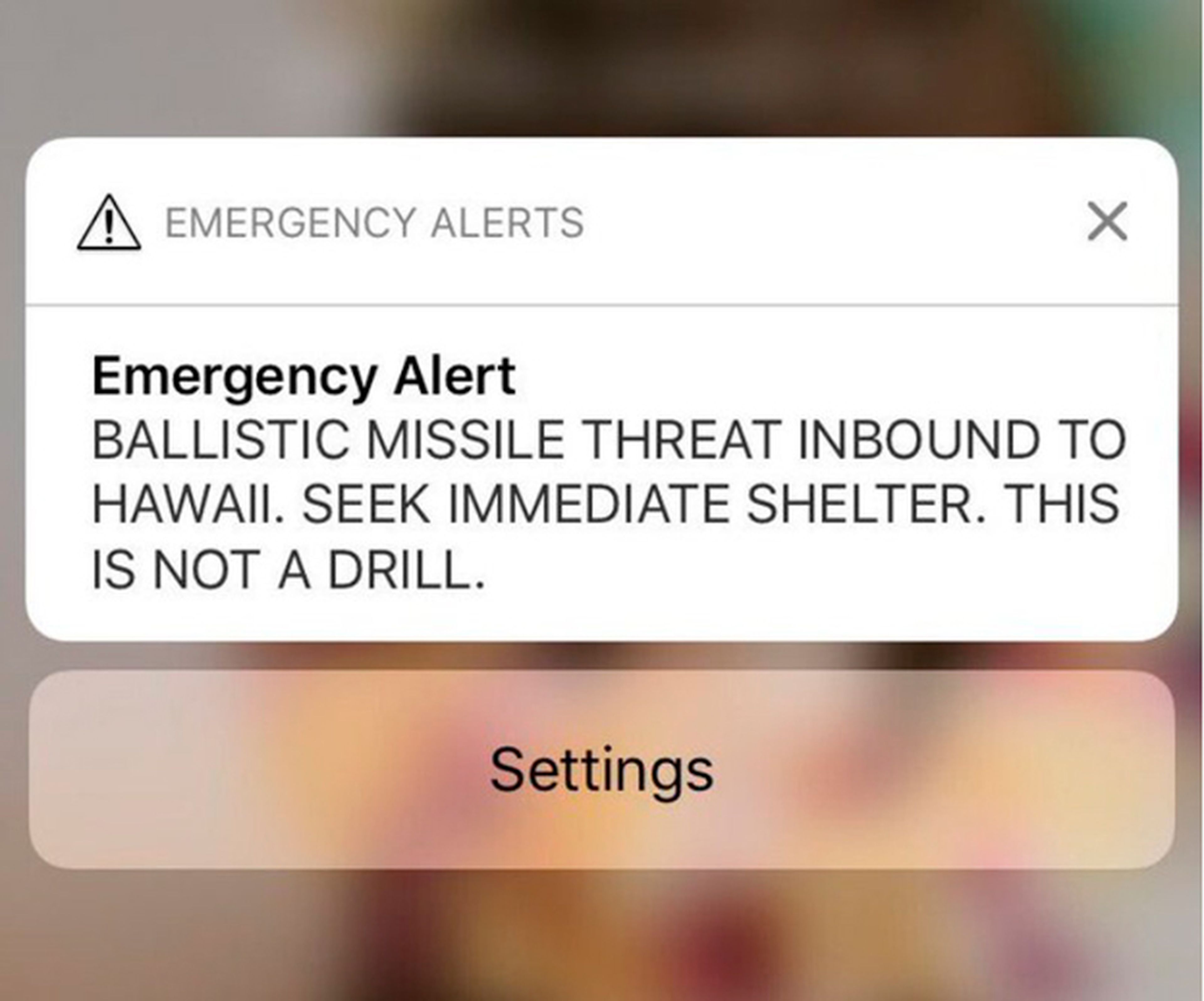 Alerta de misil en Hawai