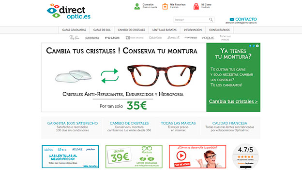 Presupuesto gafas 2024 graduadas online