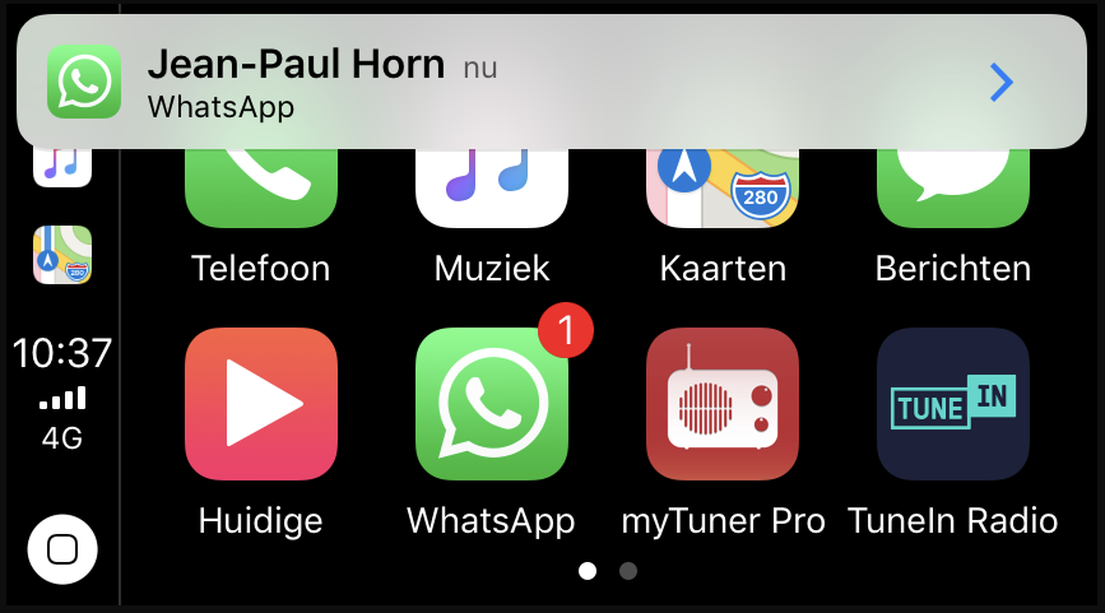 WhatsApp ya es compatible con Apple CarPlay