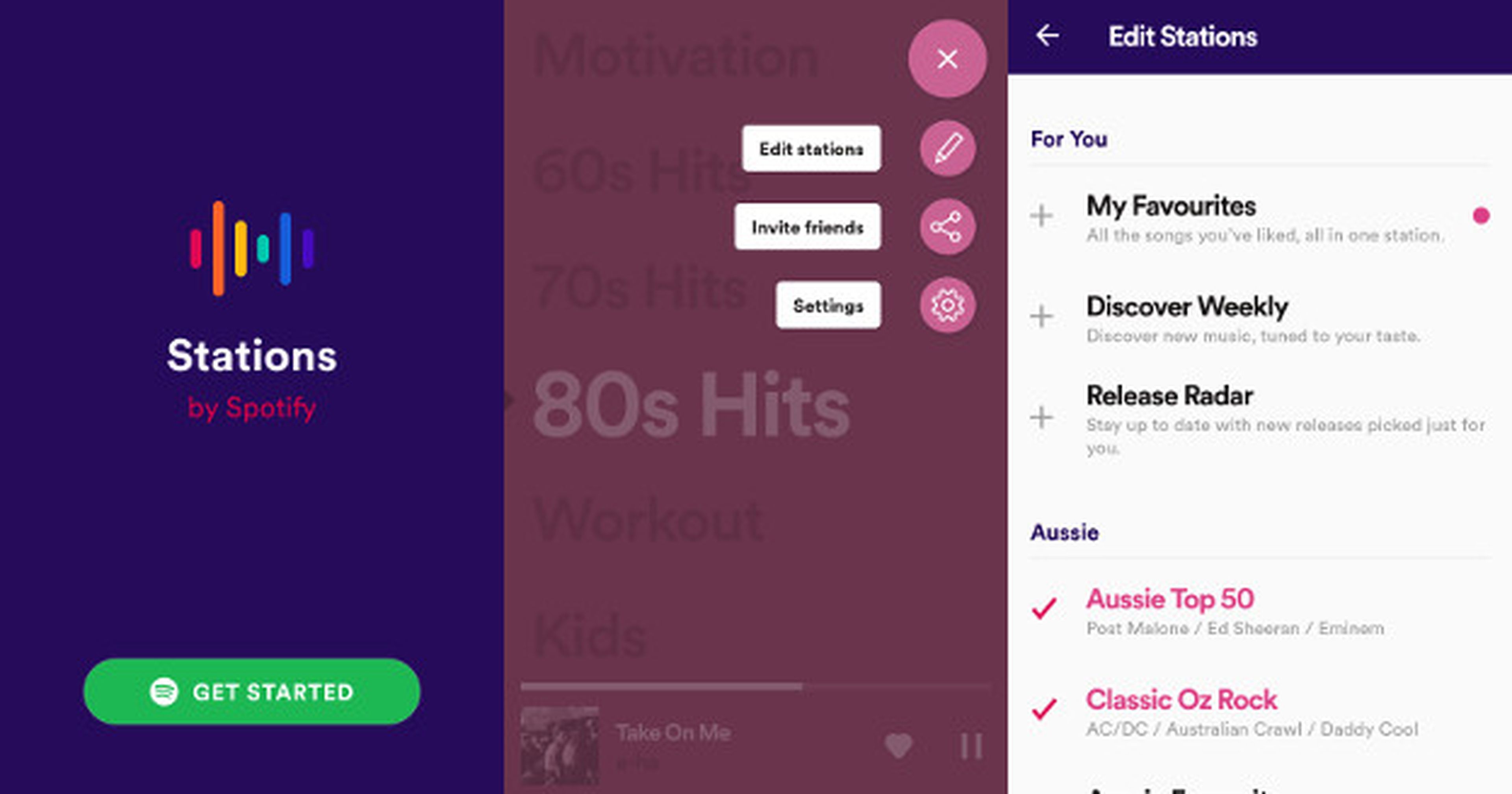 Así es Stations, la nueva aplicación de Spotify