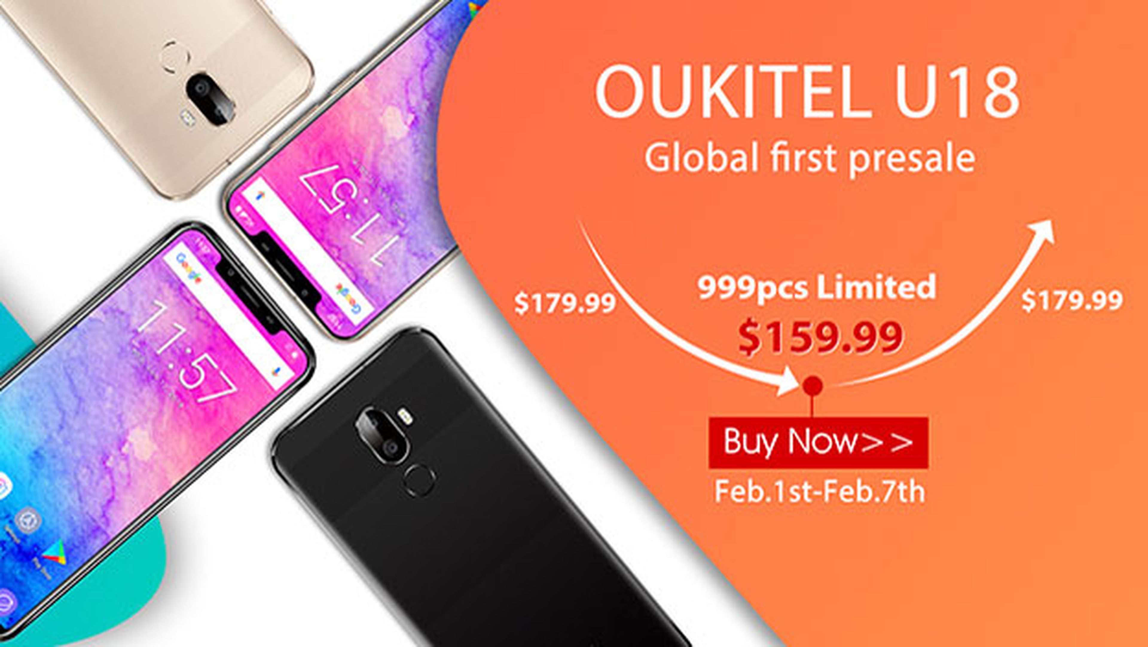 Oukitel U18 rebaja su precio oficial durante su lanzamiento