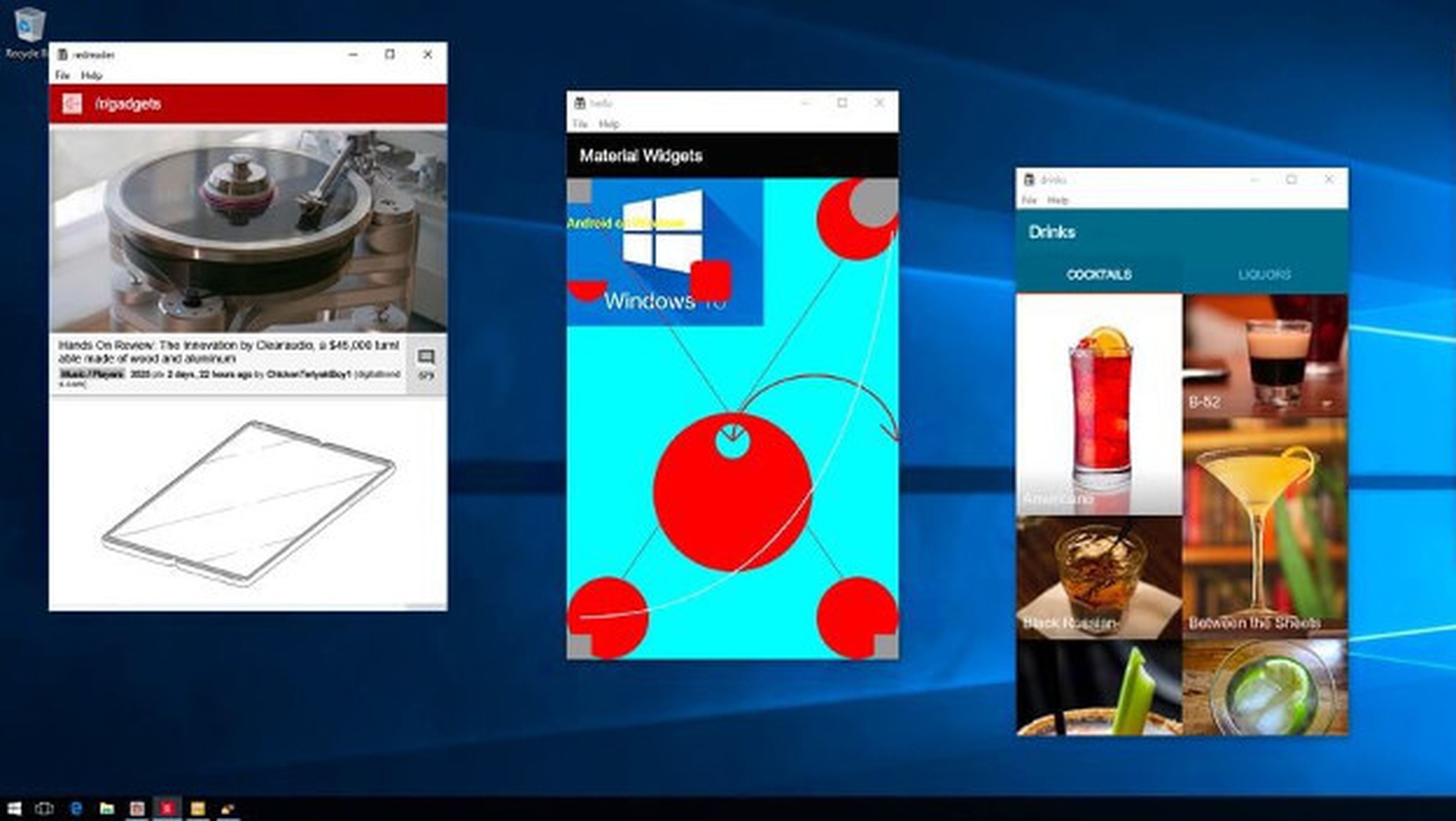 Utilizar aplicaciones de Windows 10 en Android sin emulador, posible pronto.